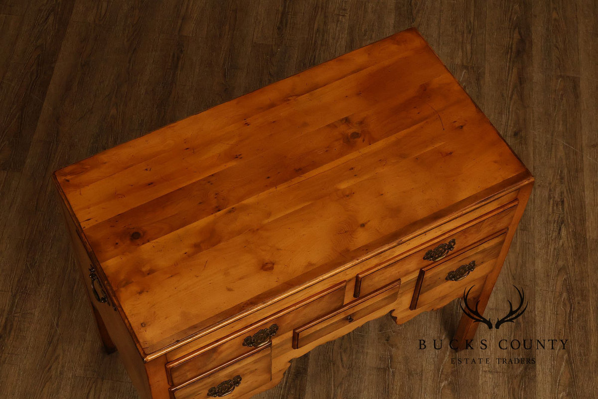 English Server With Pull-Out Serving Slides