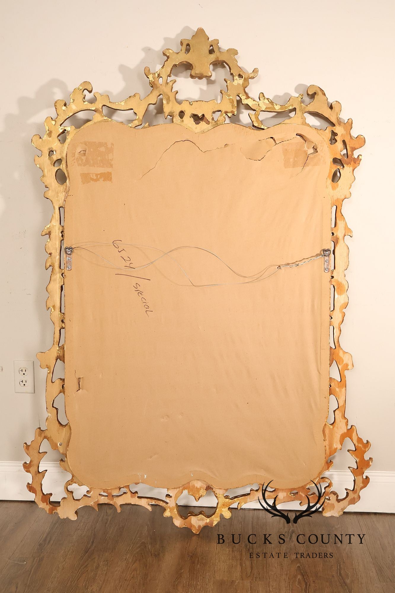 Friedman Brothers Large Giltwood Wall Mirror