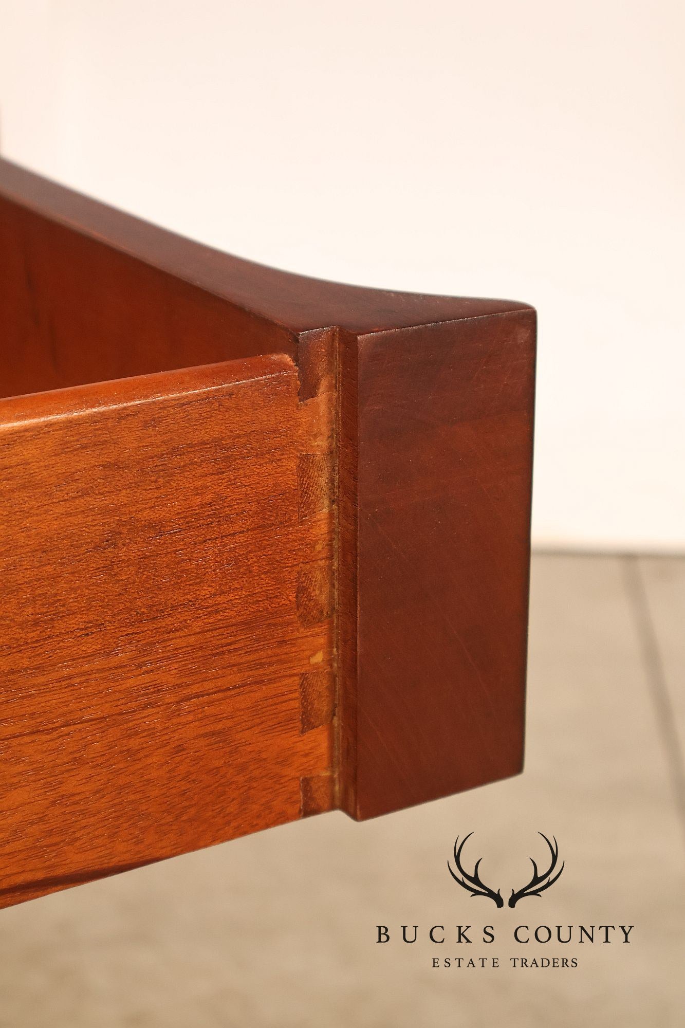 Wellington Hall Mahogany Federal Style Kneehole Console