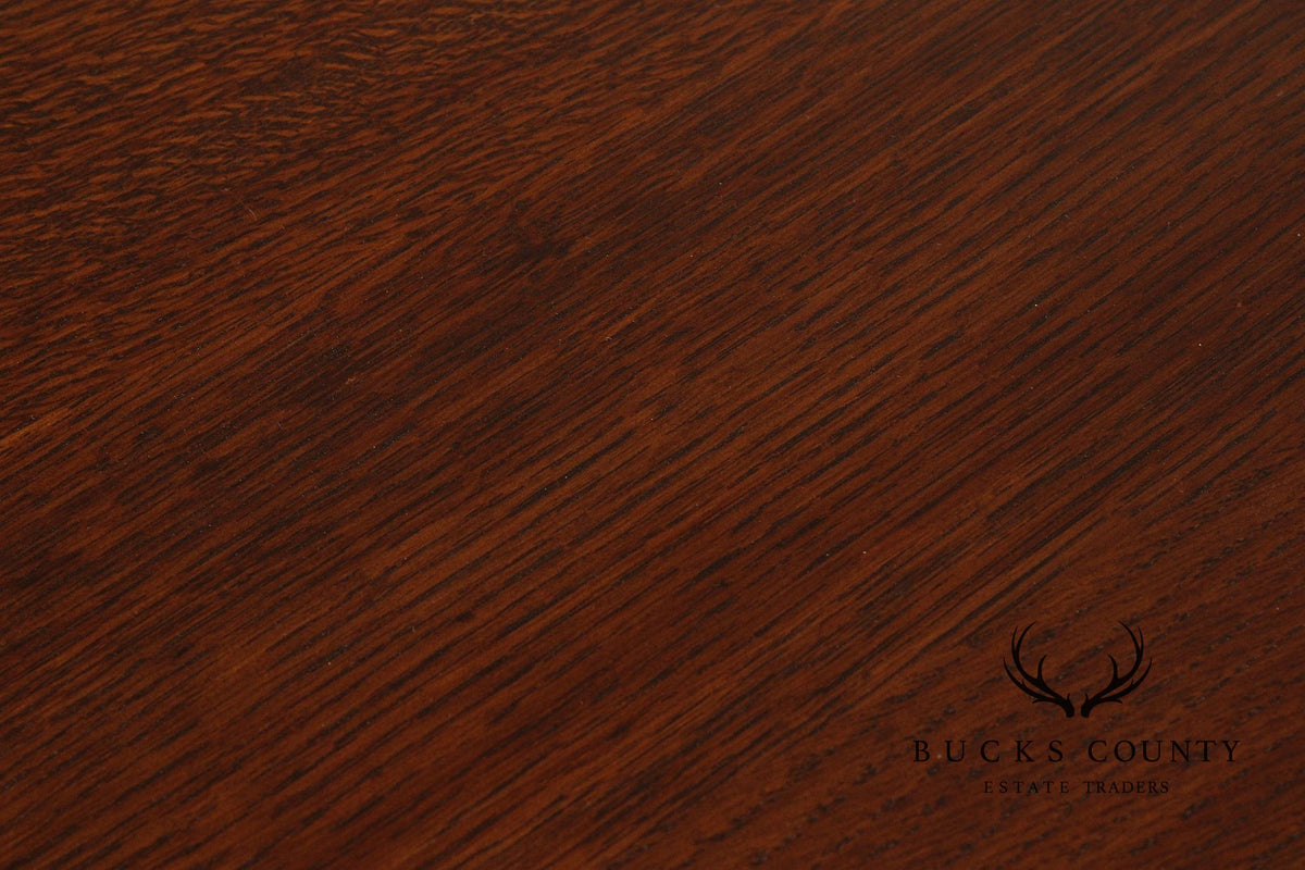 Stickley Mission Style Oak Side Or Writing Table