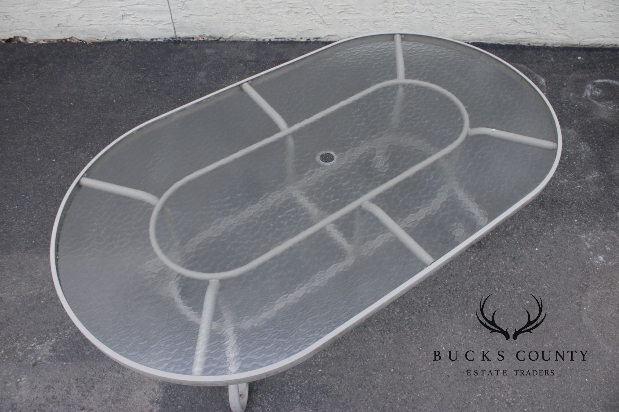 Woodard Ramsgate Oval Patio Dining Table And Six Chairs Set