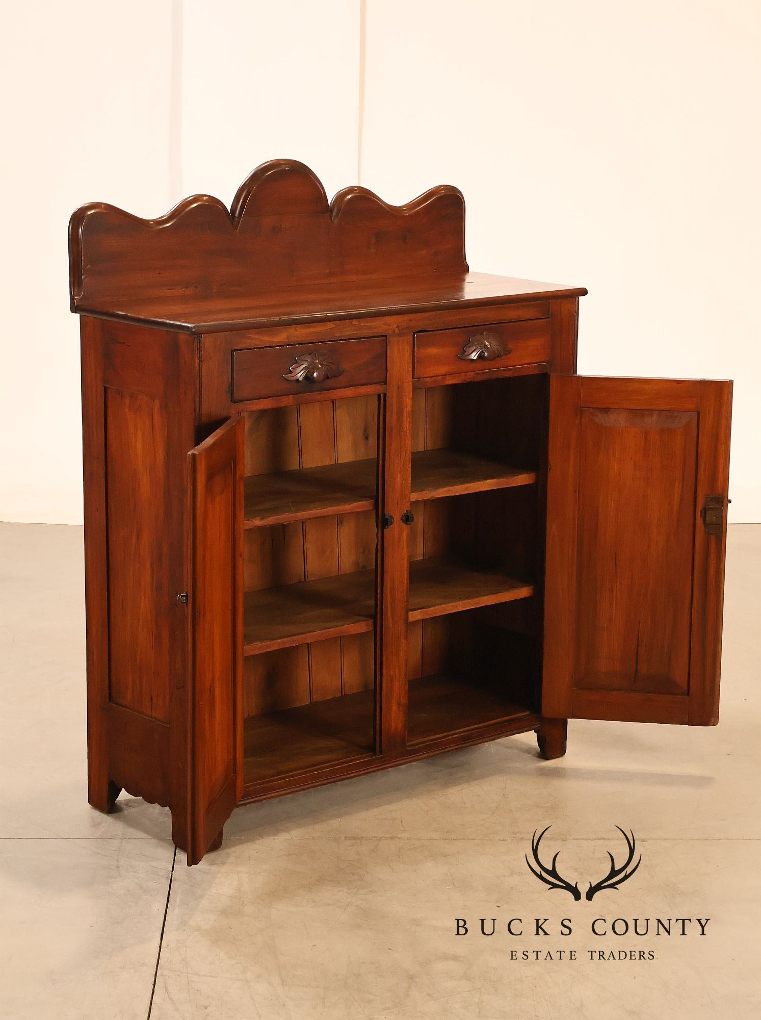 19th Century American Country Pine Jelly Cupboard