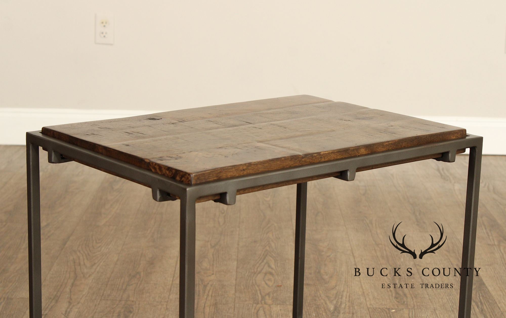 Industrial Style 'Simien' Iron End Table