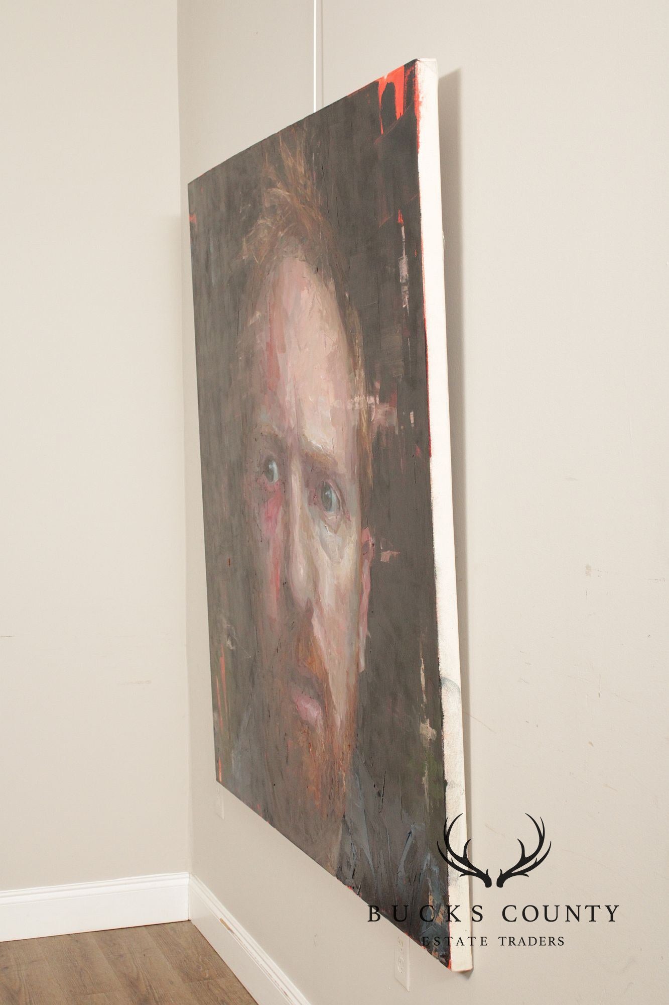 Aron Belka Oil on Canvas, 'Self Portrait'