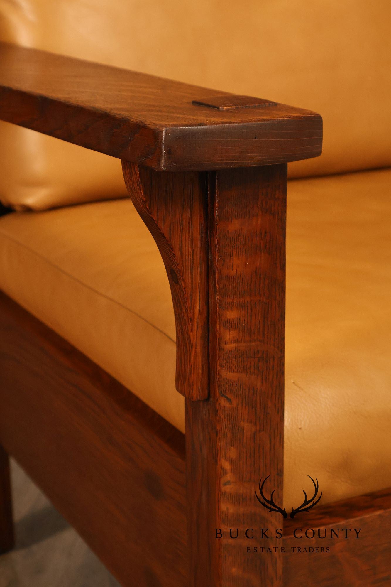 Gustav Stickley Antique Mission Oak Morris Chair Model 346