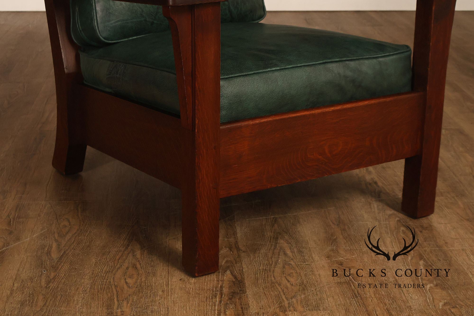 Limbert Arts & Crafts Antique Mission Oak Lounge Chair And Rocking Chair