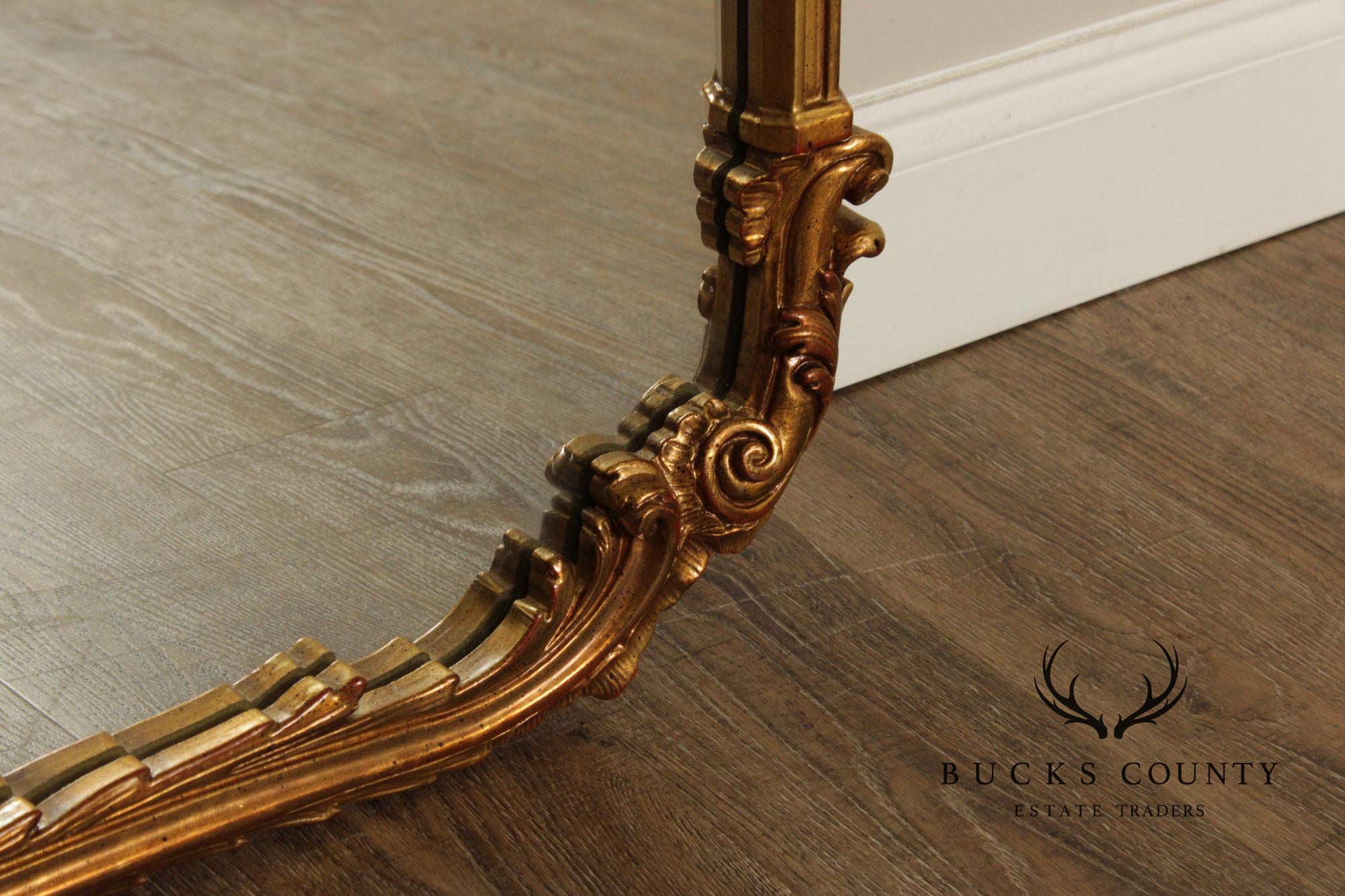 Carolina Mirror Georgian Style Gilt Painted Wall Mirror