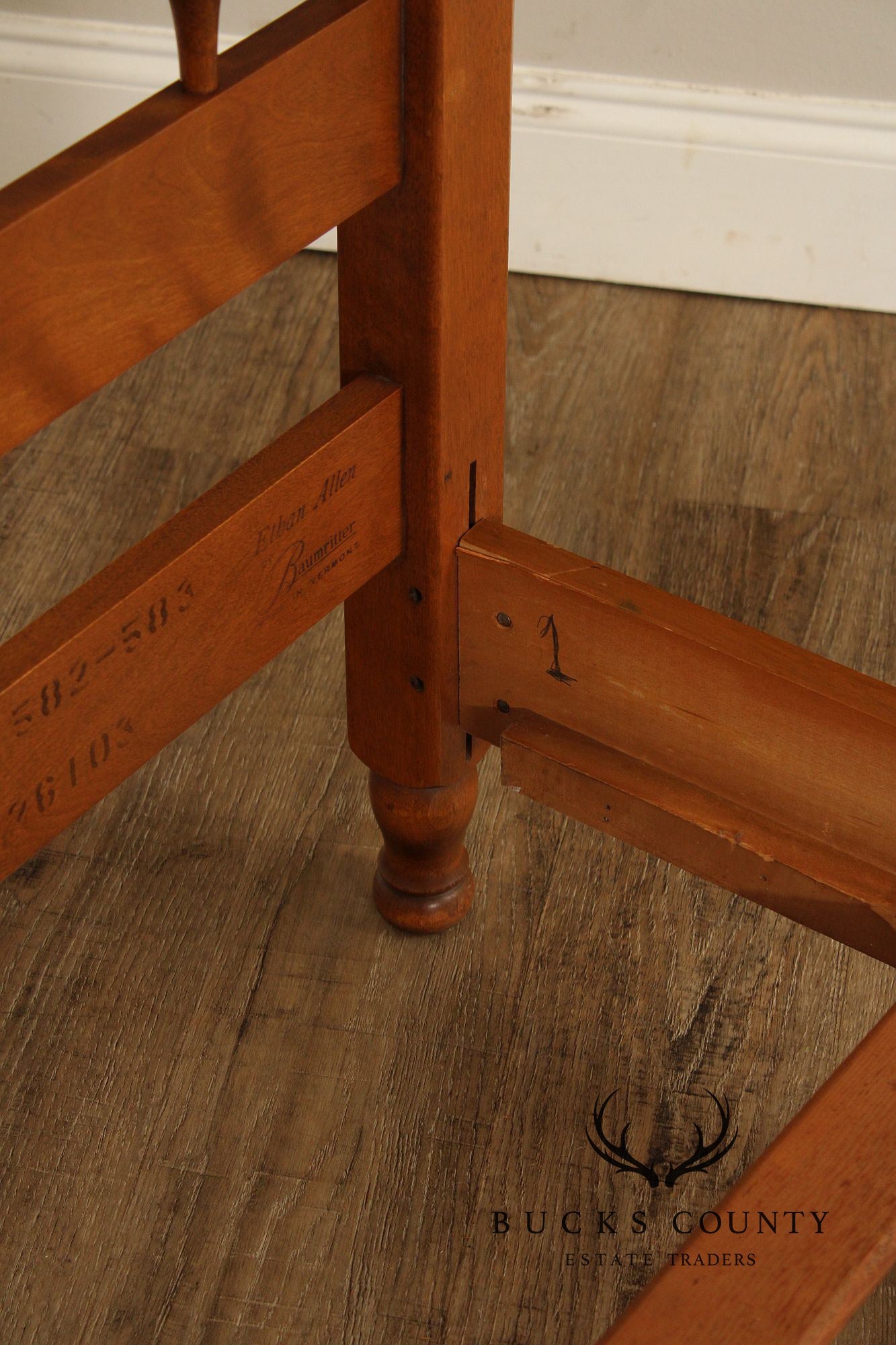 Ethan Allen Vintage Pair Of Maple Twin Size Beds