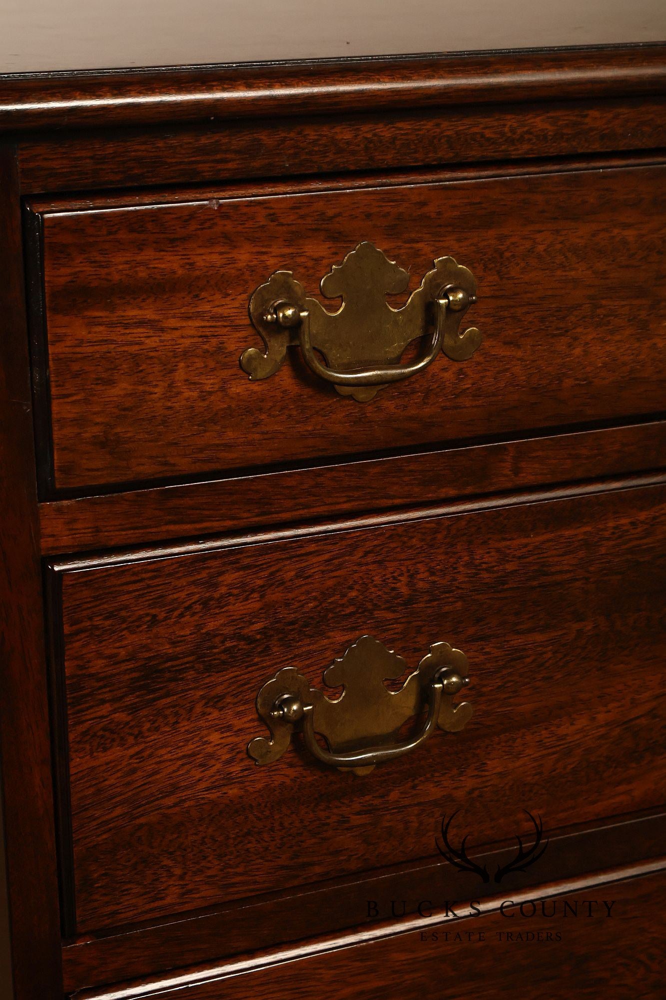 Chippendale Style Mahogany Bedside Chest