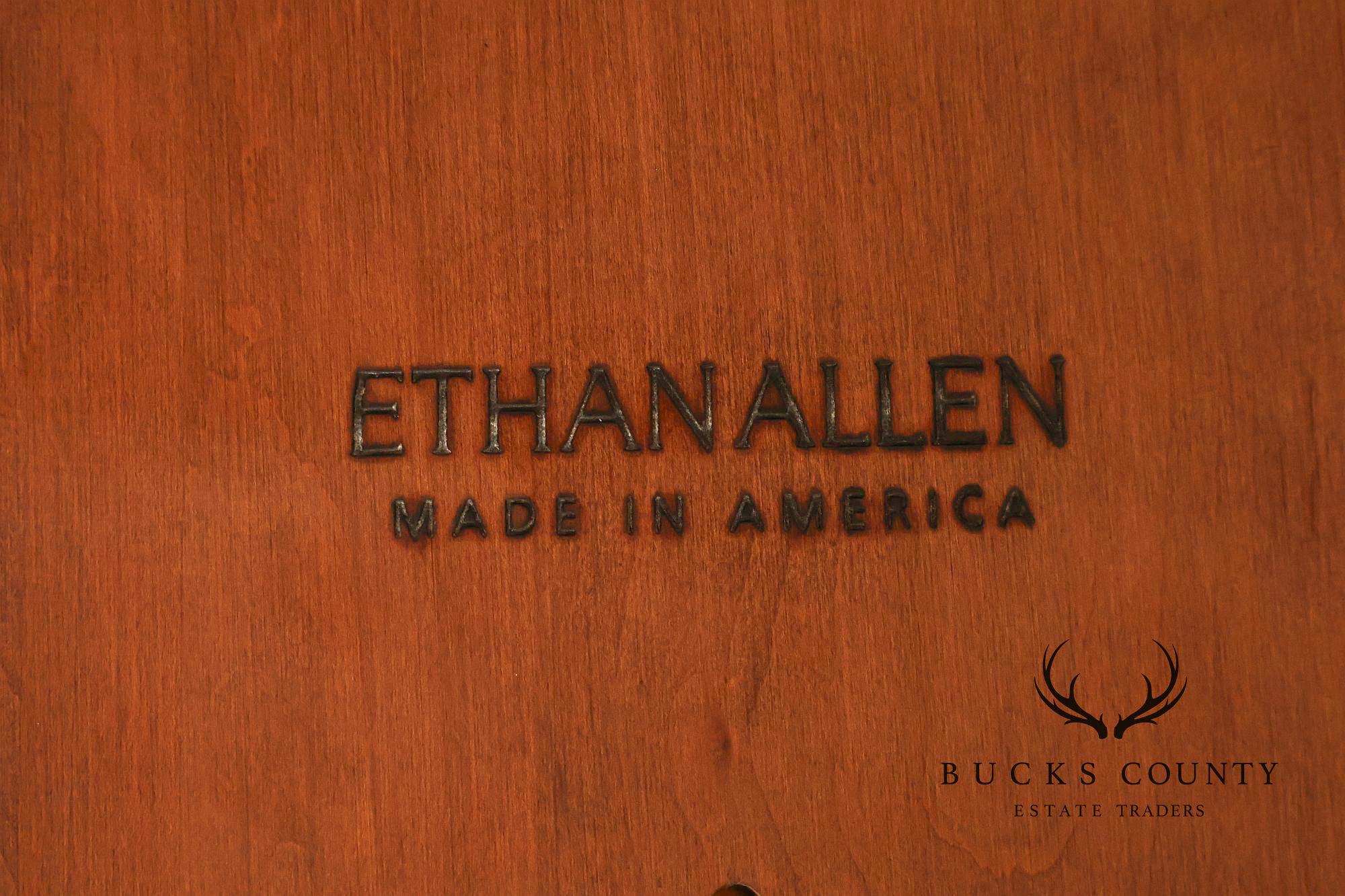 Ethan Allen British Classics Barbados Wooden Folding Tray Table