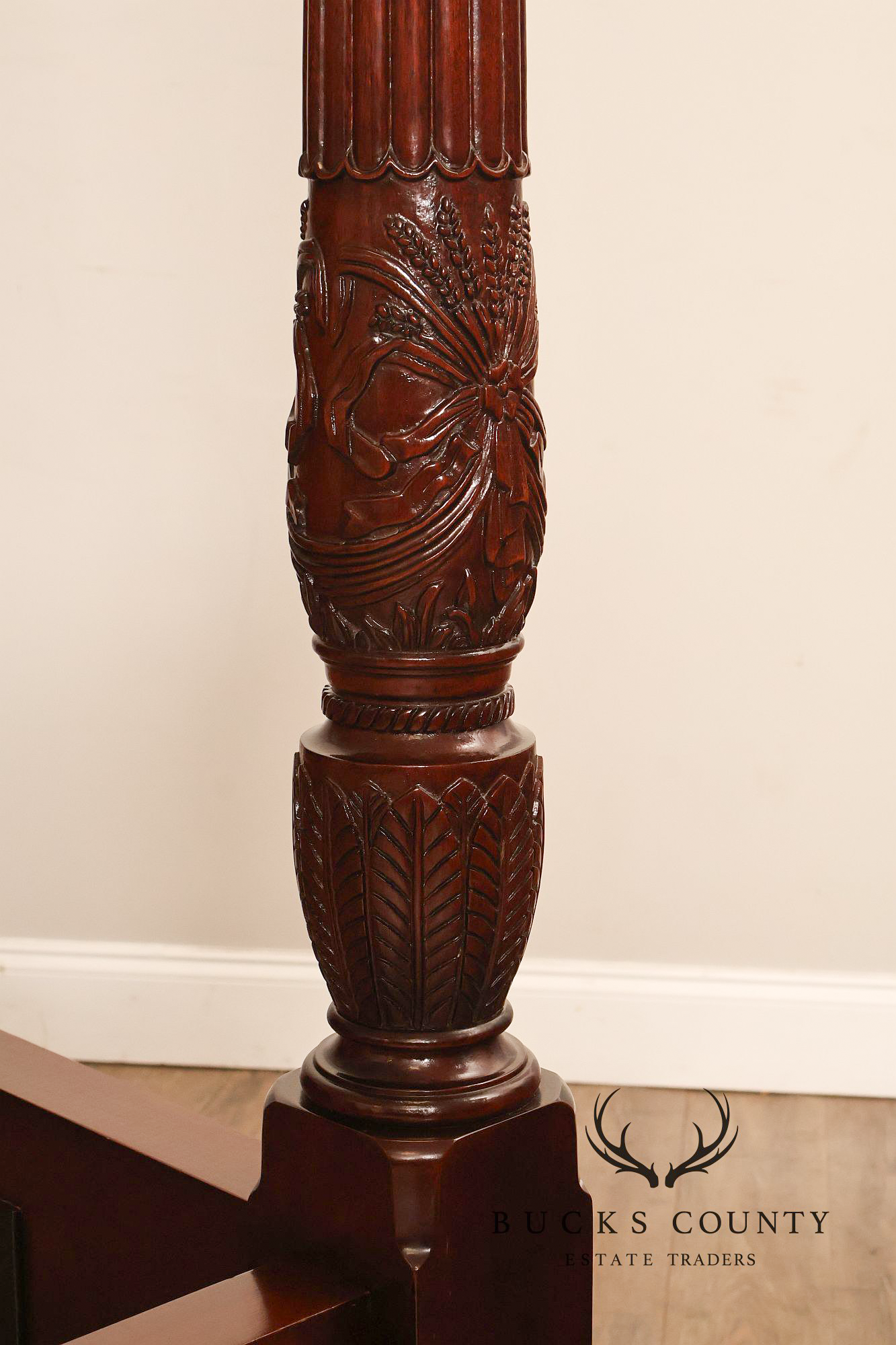 Councill King Size Mahogany Poster Bed Frame