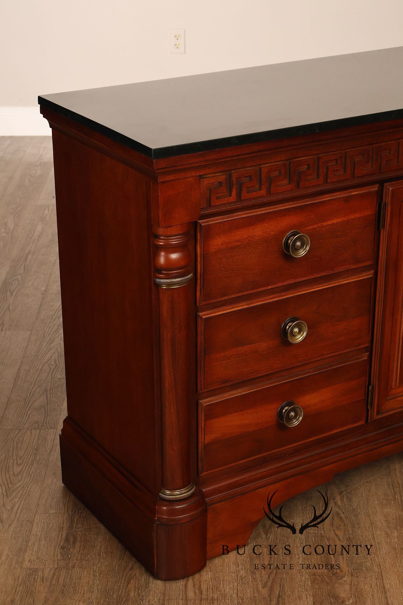 Stanley Regency Style Mahogany Triple Dresser