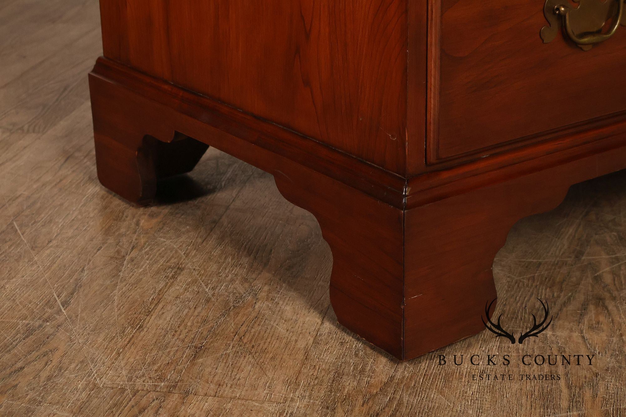 Henkel Harris Chippendale Style Cherry Tall Chest