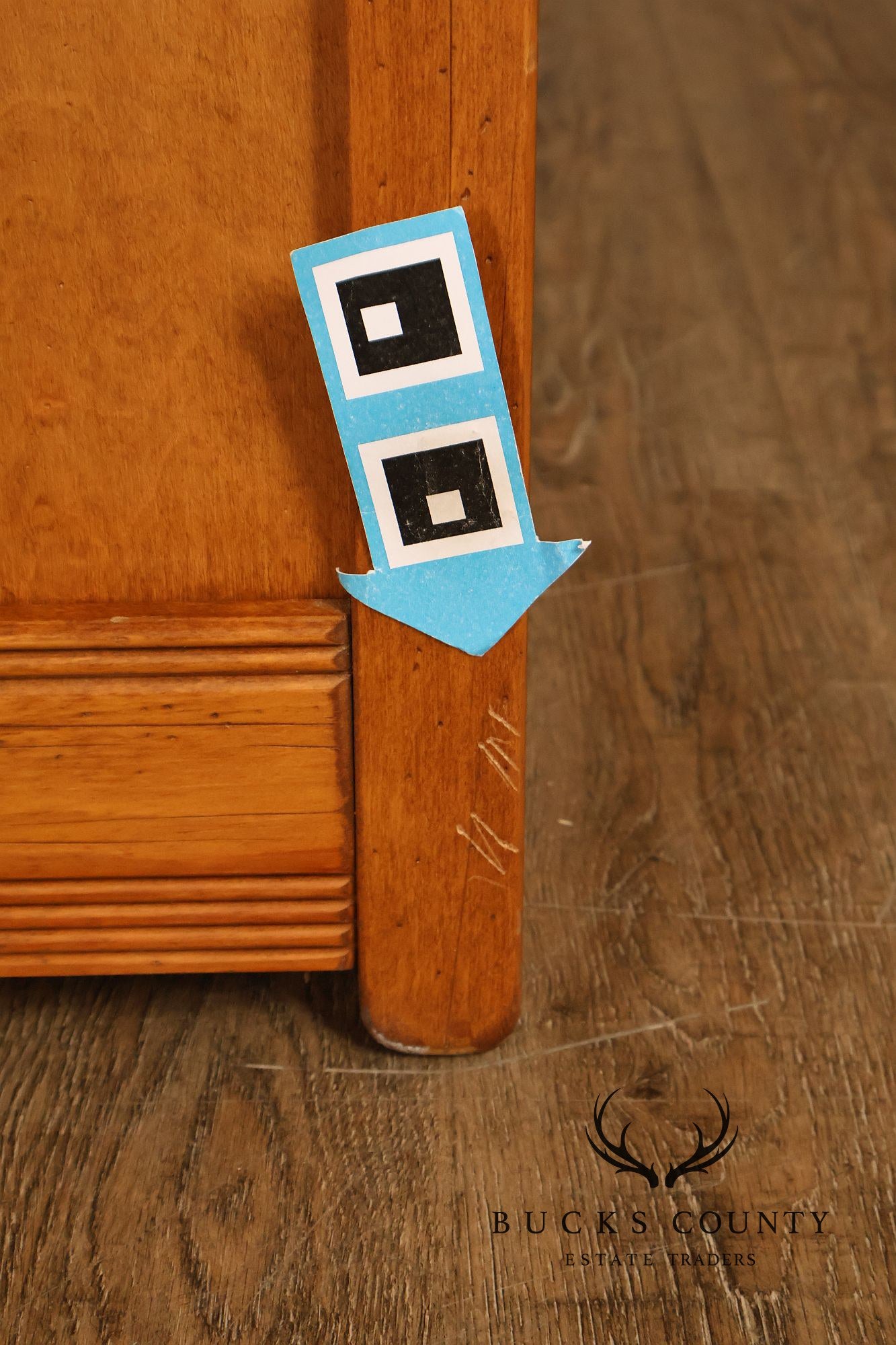Southwestern Style Two Door Storage Or Pantry Cupboard