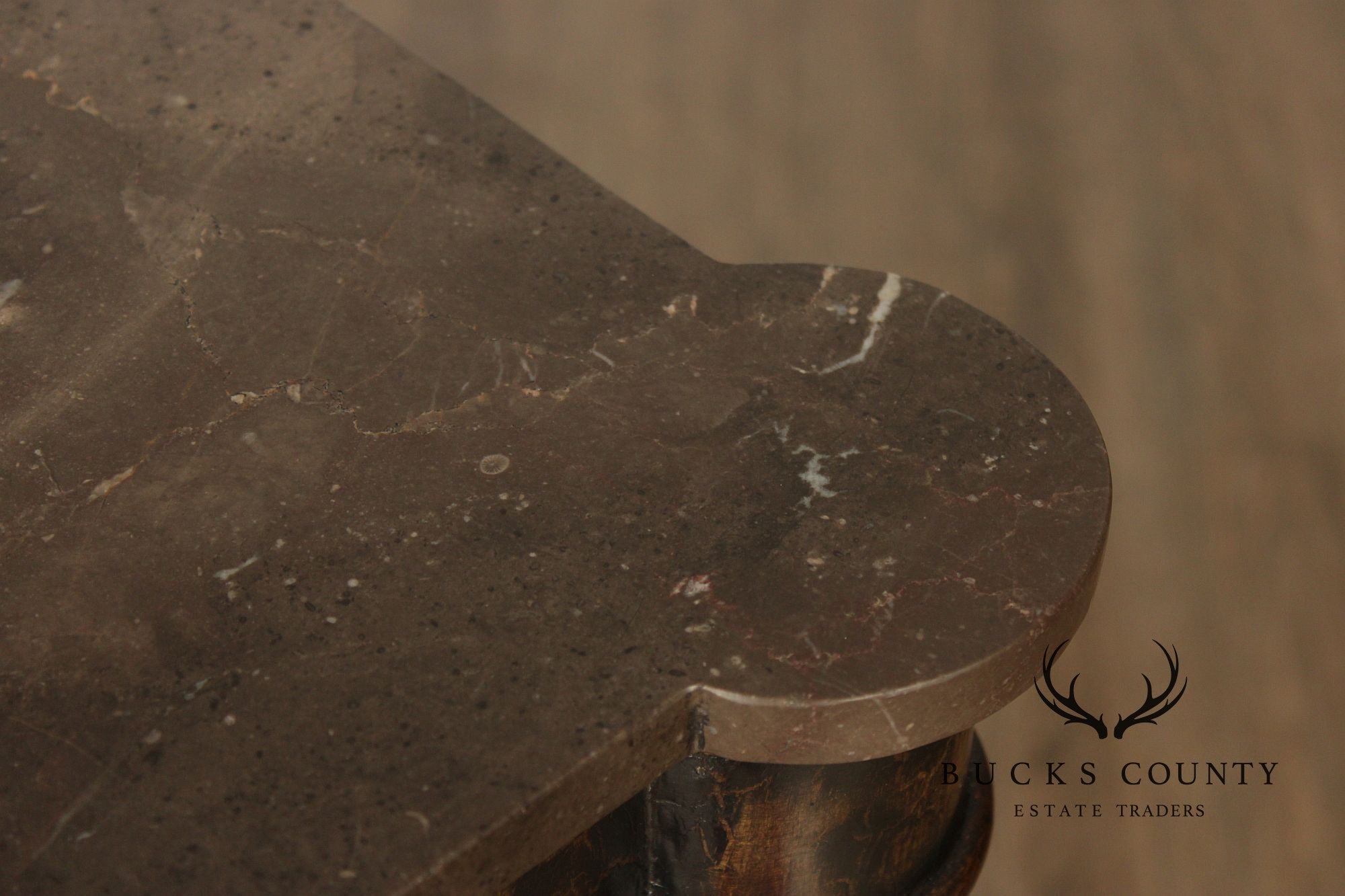 Hollywood Regency Style Pair Of Mirrored Cabinets With Marble Tops