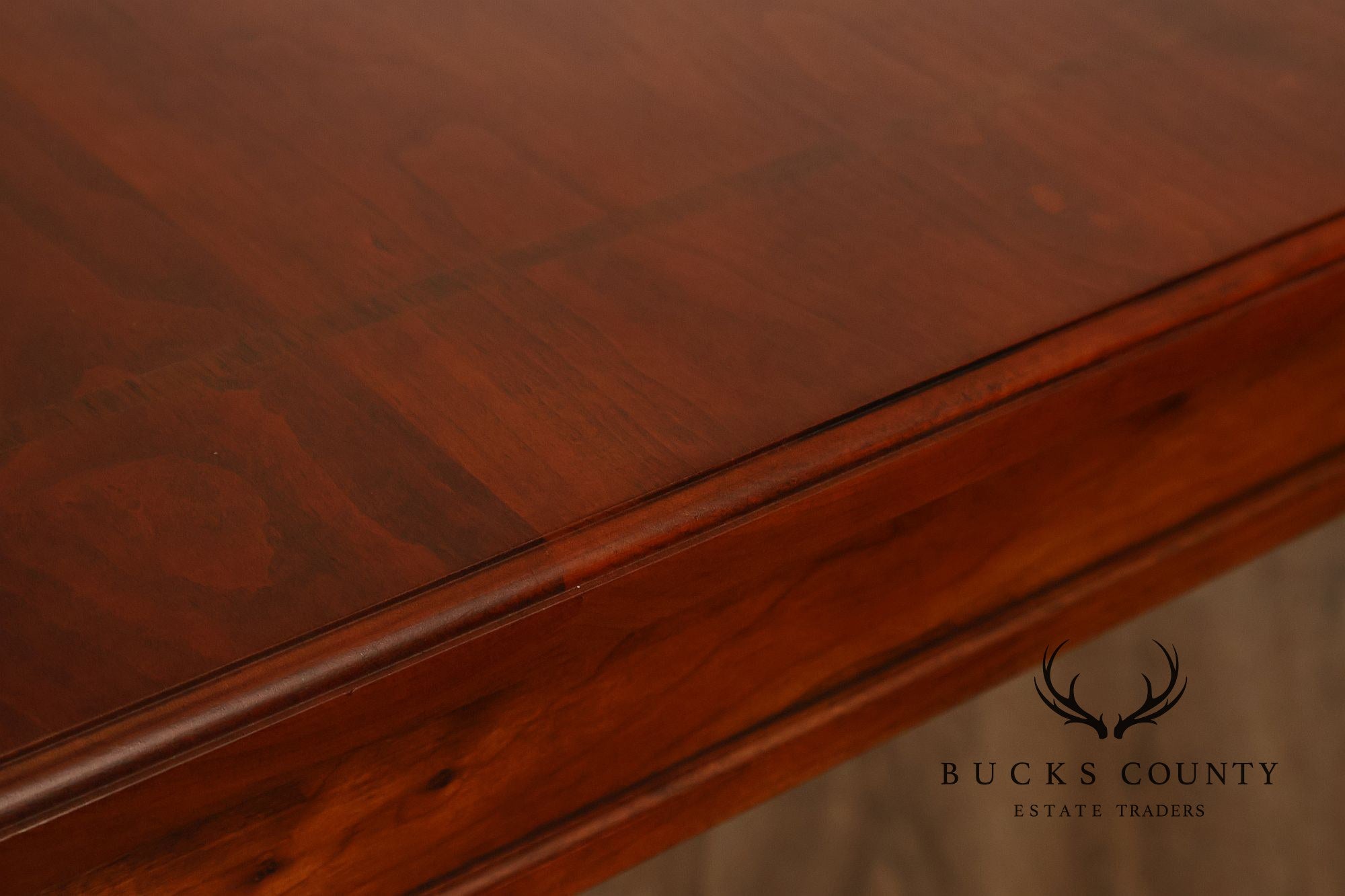 Stickley Directoire Style Cherry Dining Table With Two Leaves