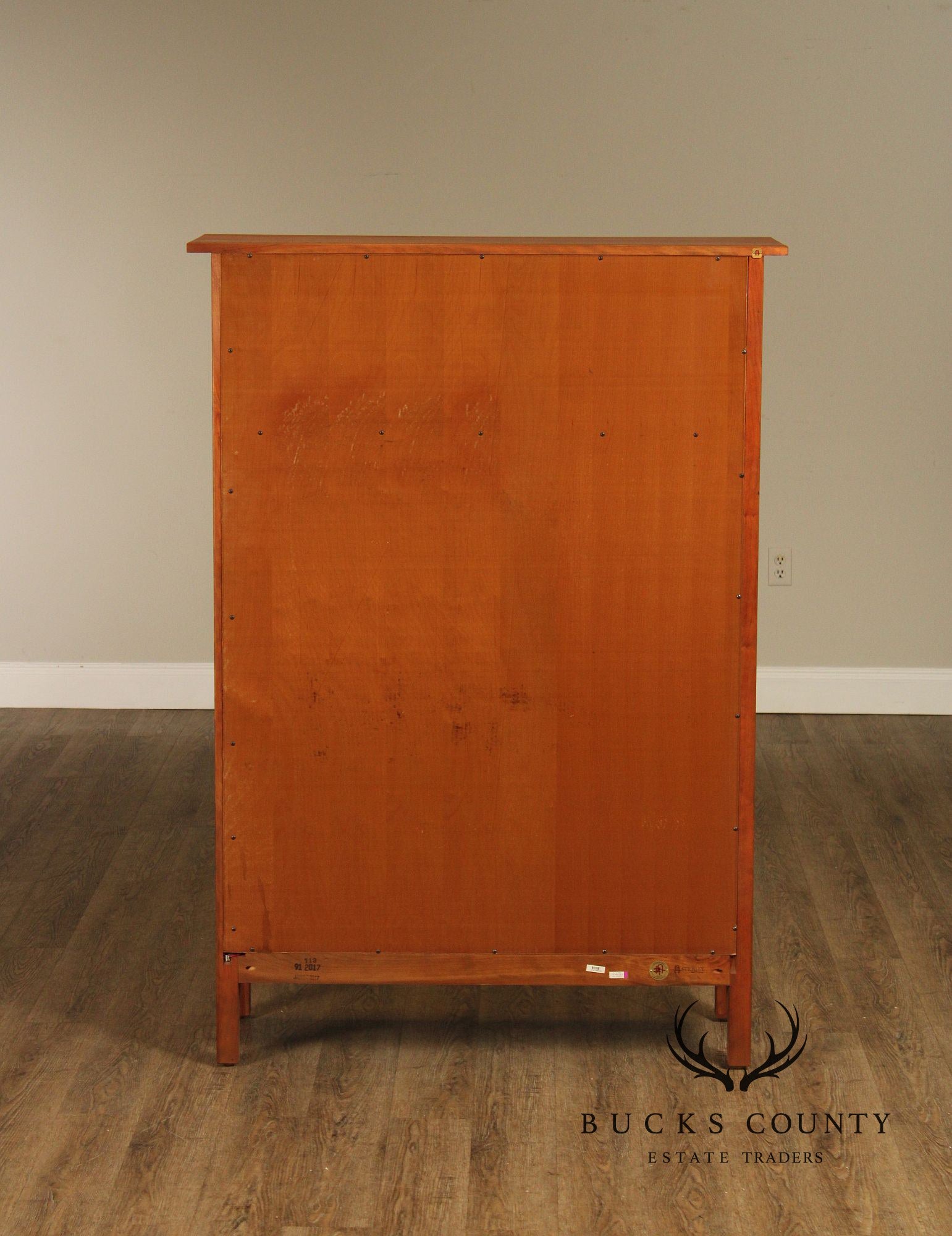 Stickley Mission Collection Cherry Two Door Display Cabinet