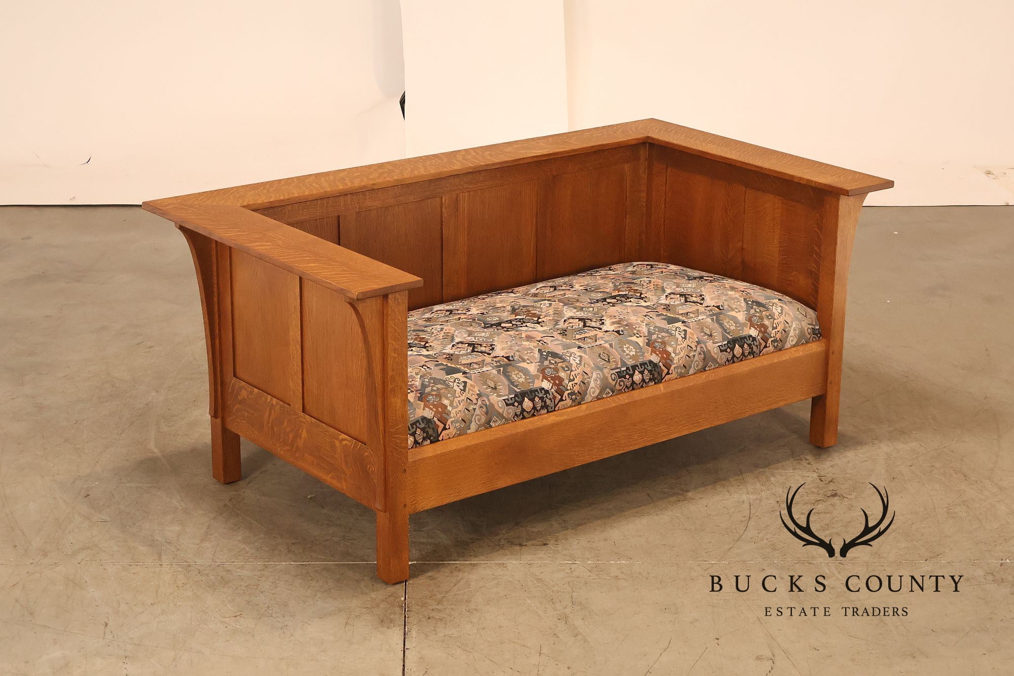 Stickley Mission Collection Oak Prairie Loveseat