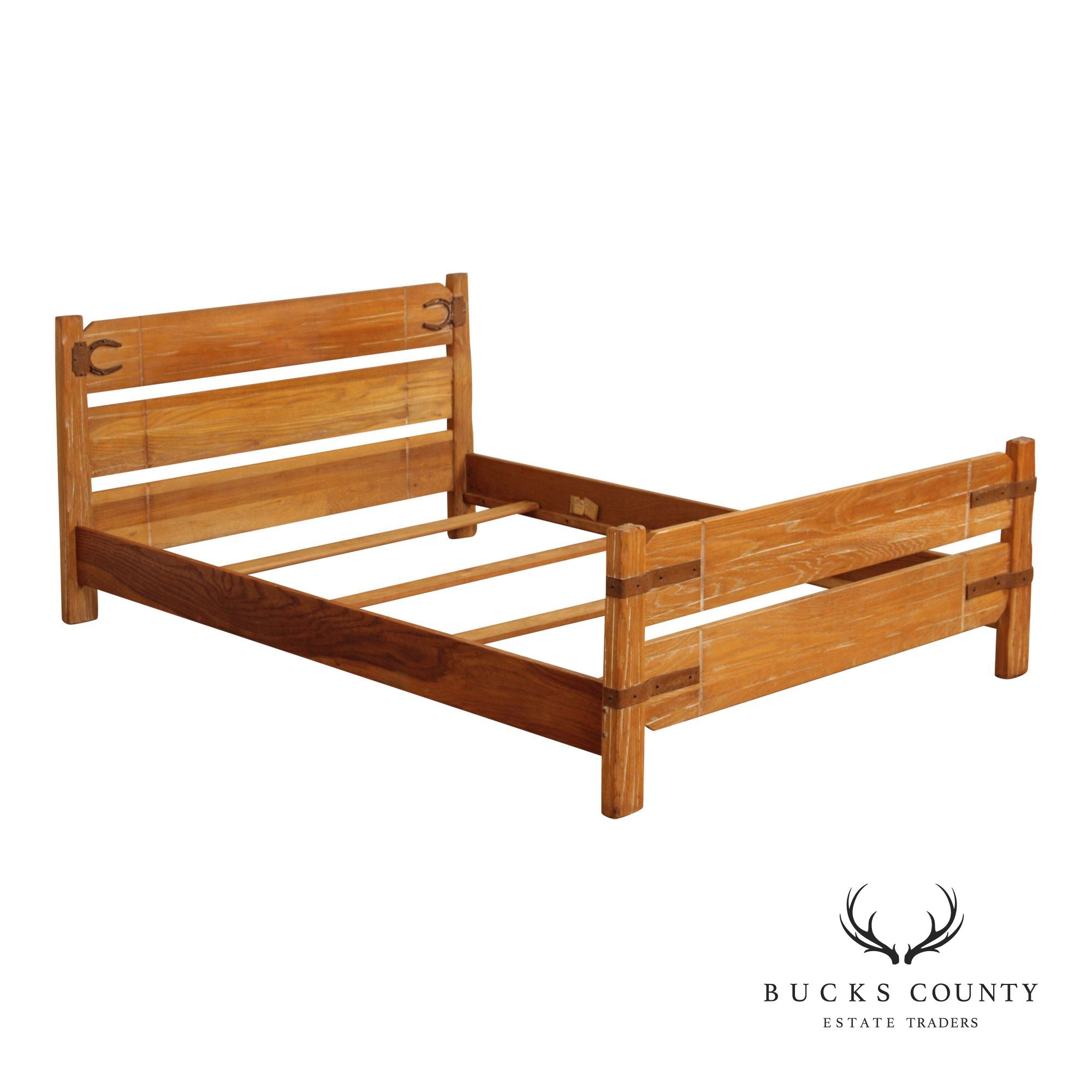Brandt Ranch Oak Slatted Full Bed