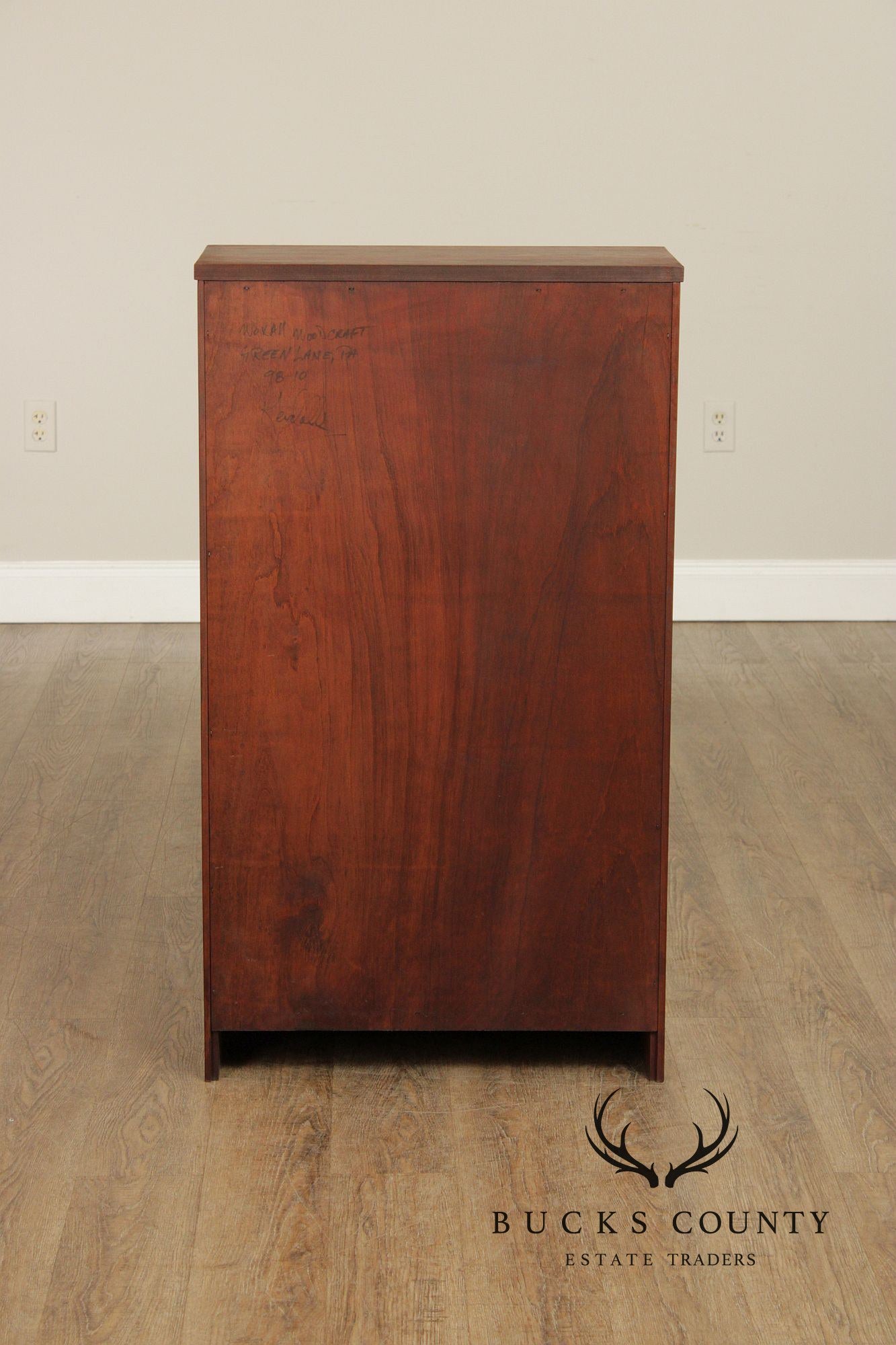 Woxall Woodcraft Custom Solid Cherry One Door Cabinet