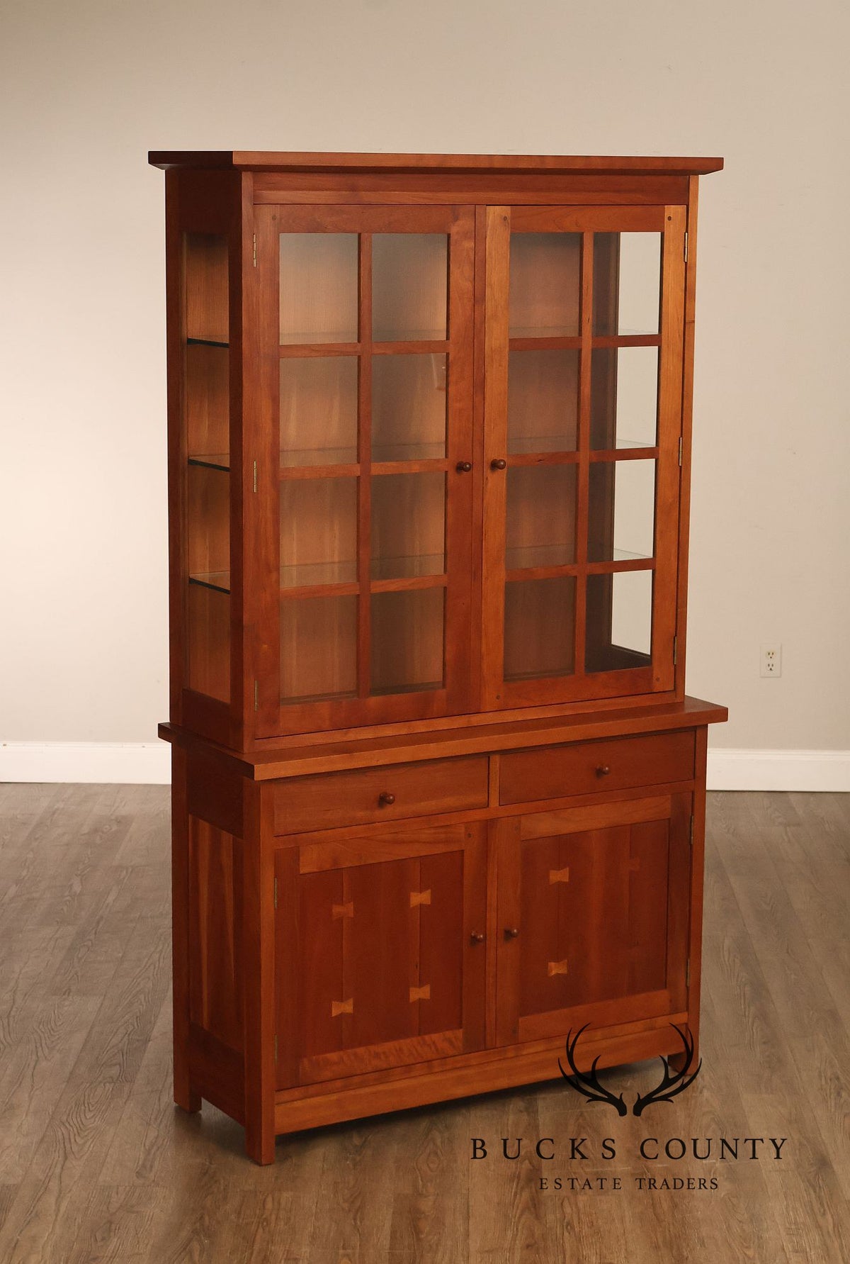 Stickley Mission Collection Cherry China Cabinet