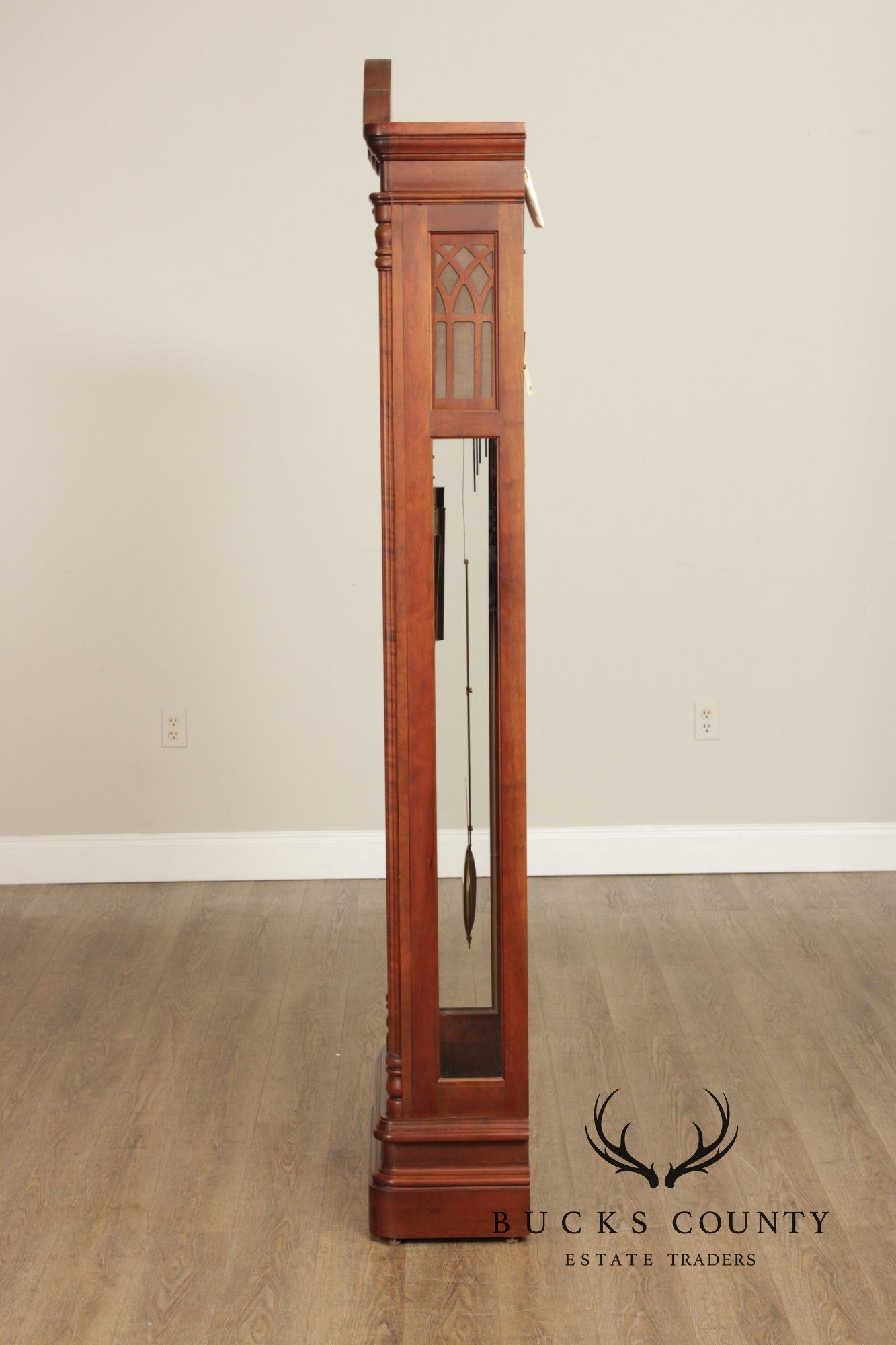 Ridgeway Traditional Cherry Grandfather Clock