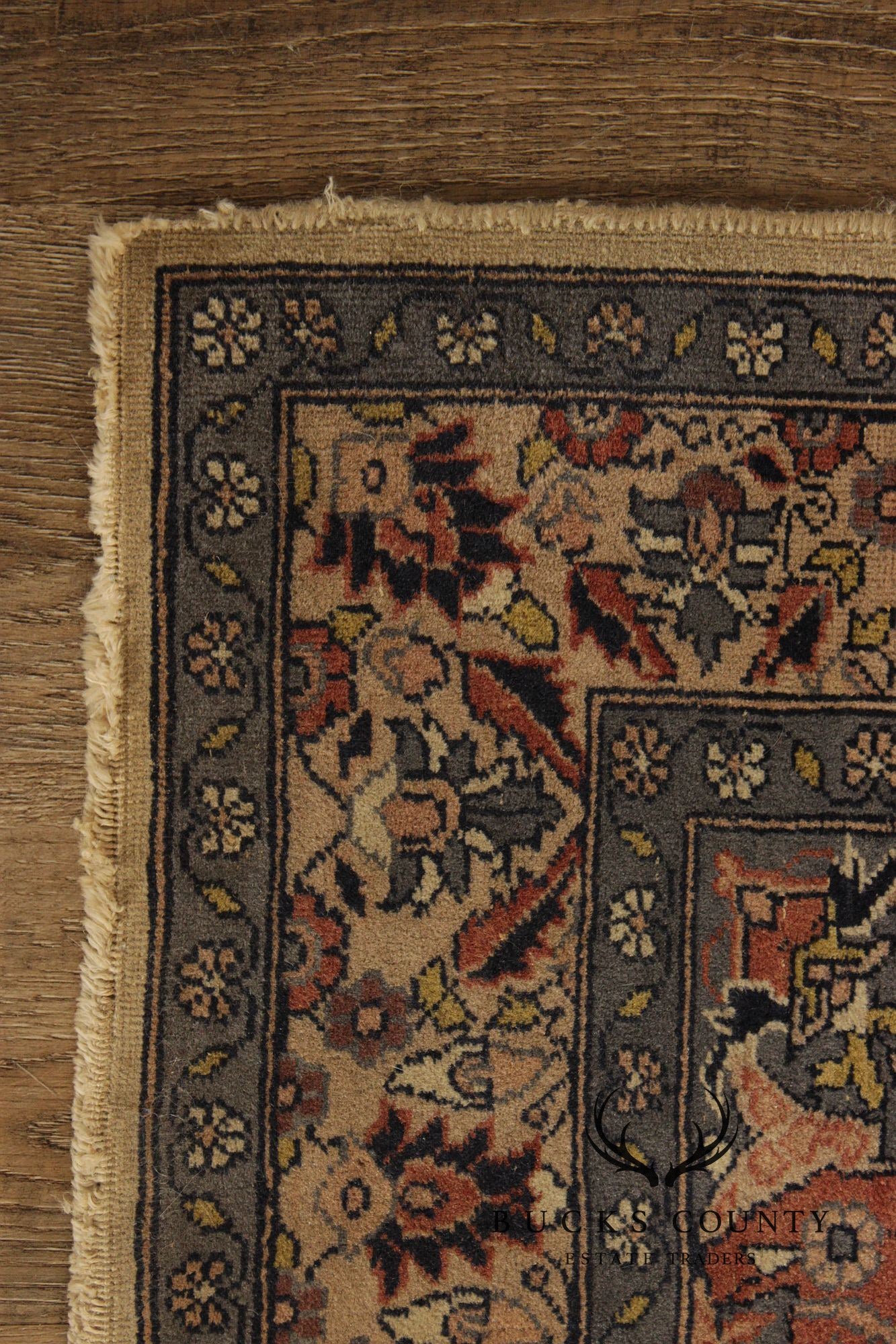 Persian Style Hand-Knotted Wool Area Rug – 2’ x 5’