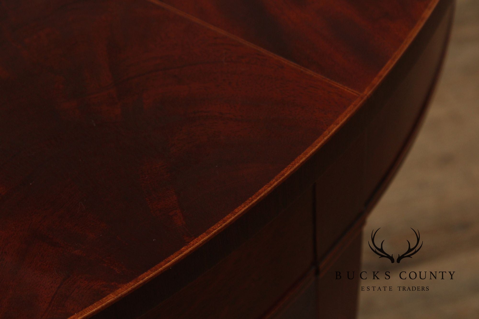 Baker Federal Style Inlaid Mahogany Center Table