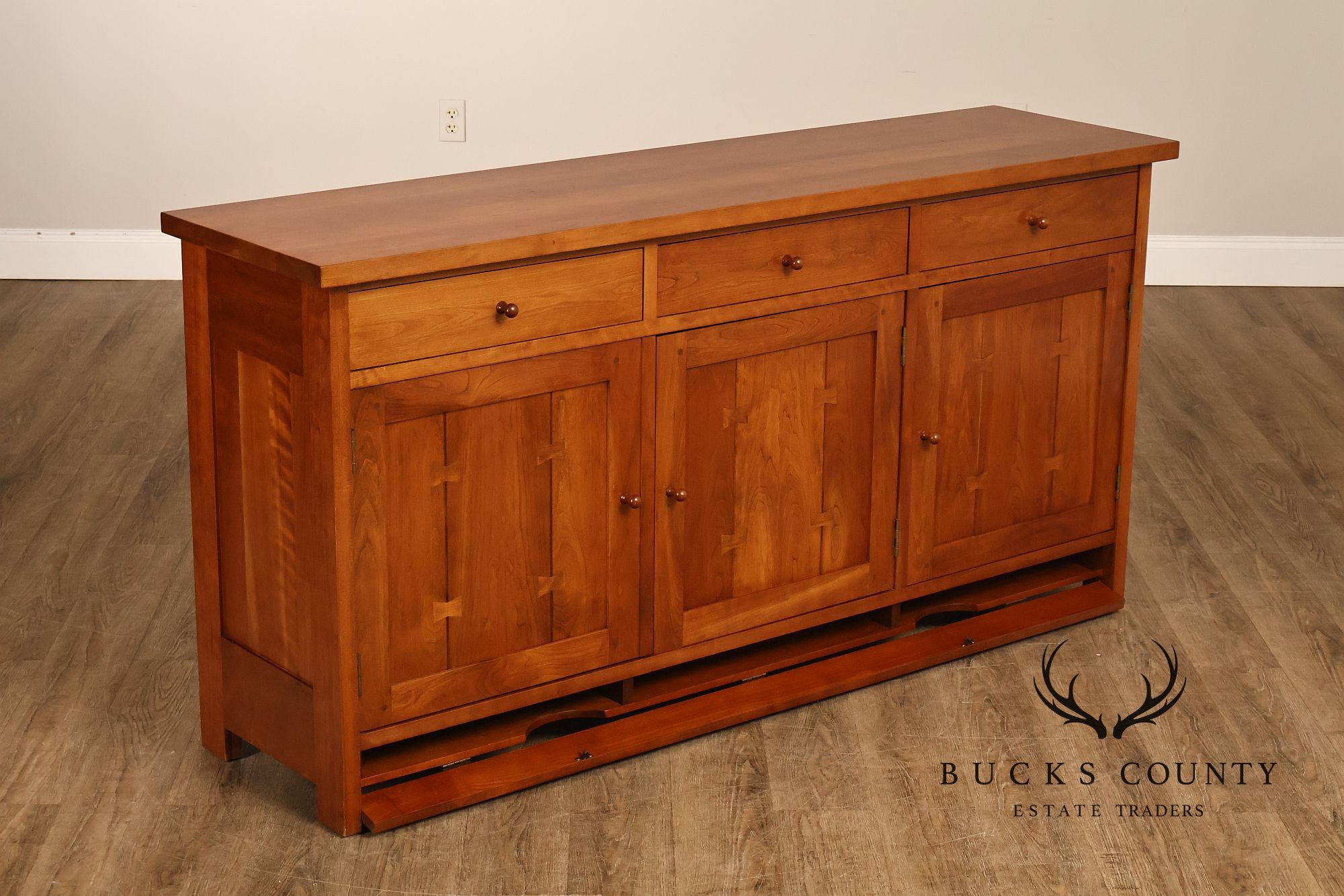 Stickley Mission Collection Cherry Three-Door Buffet
