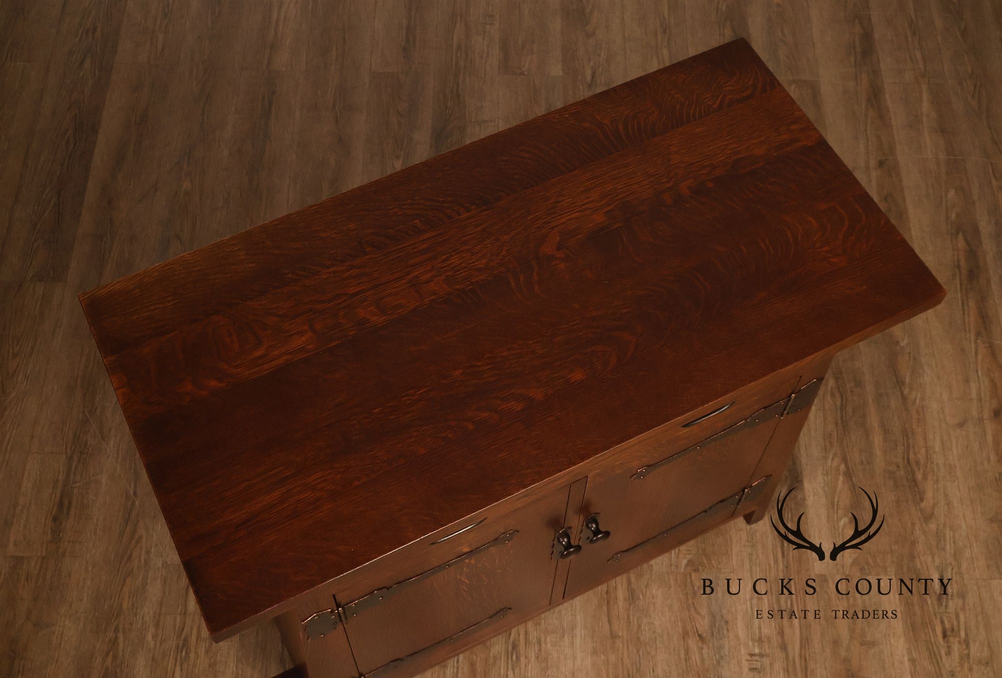 Stickley Roycroft Reissue Mission Oak Cellarette Cabinet