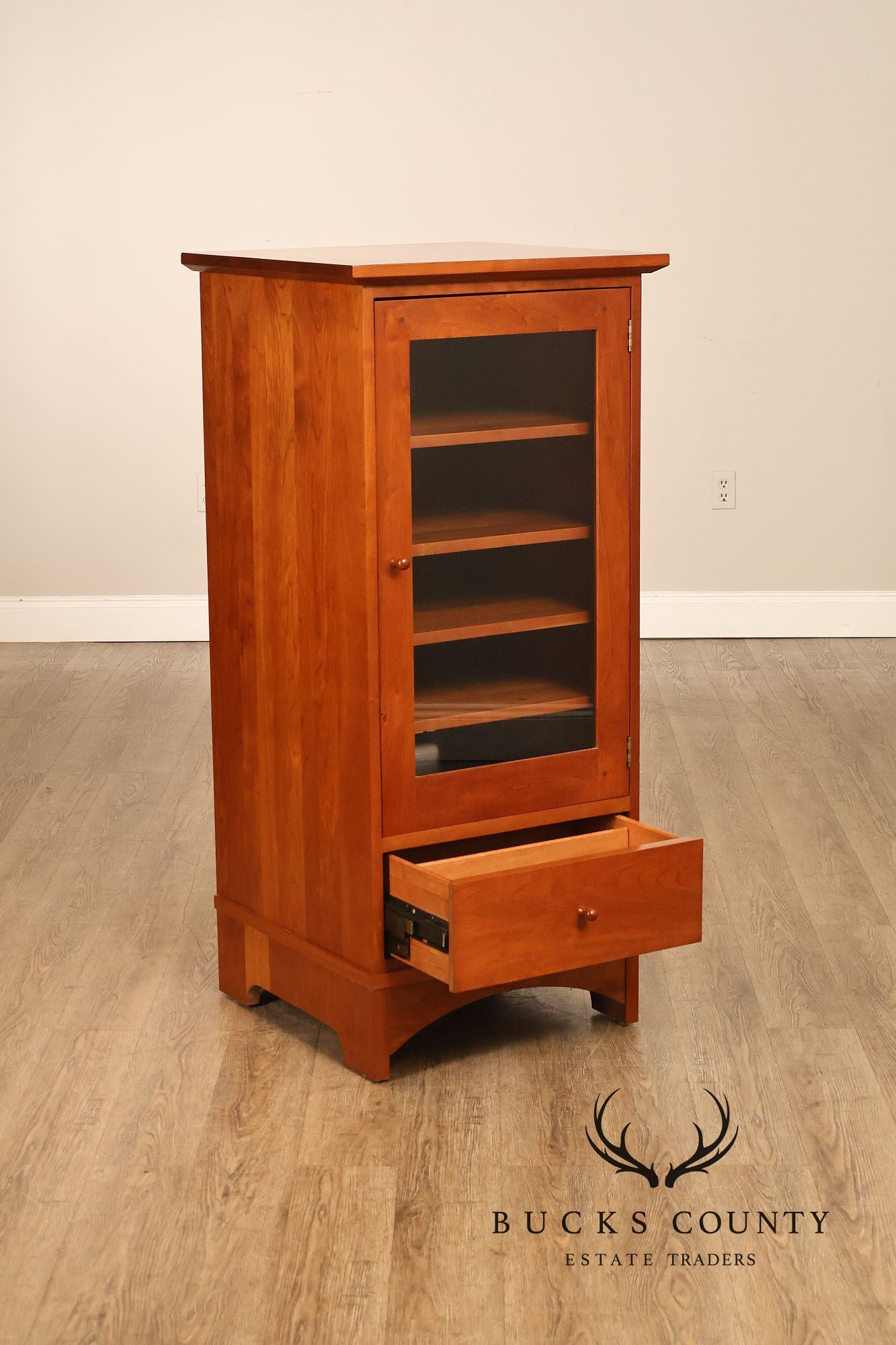 Stick ley Mission Collection Cherry One Door Media Cabinet