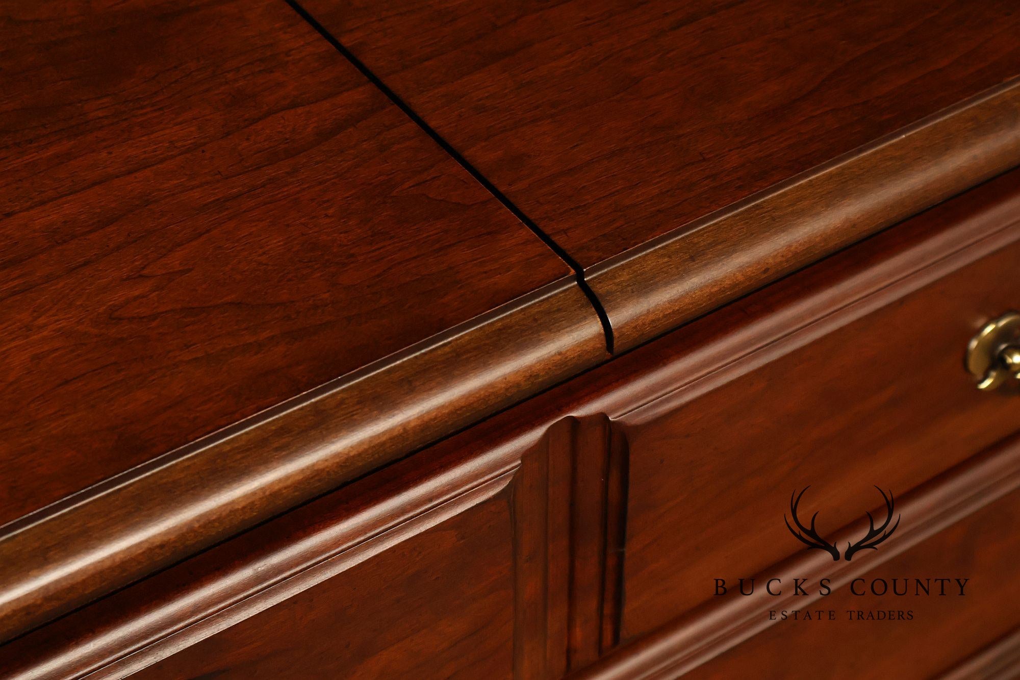 American Drew Chippendale Style Cherry Flip Top Server