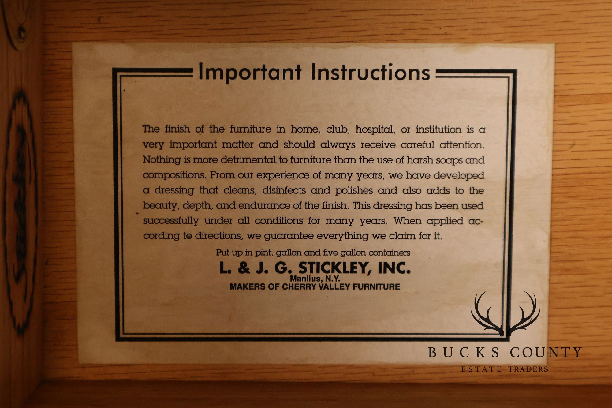 Stickley Mission Collection Oak Console Table