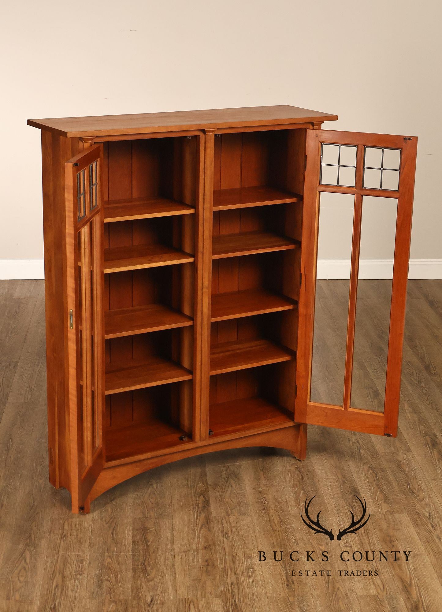 Stickley Mission Collection Cherry Harvey Ellis Bookcase