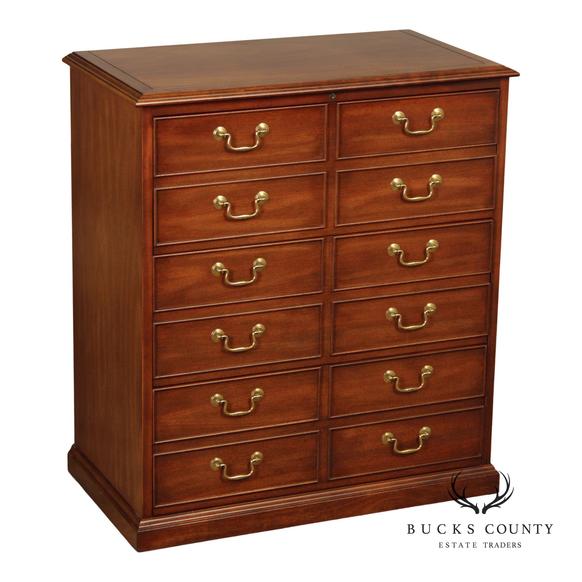 Sligh Furniture Mahogany File Cabinet