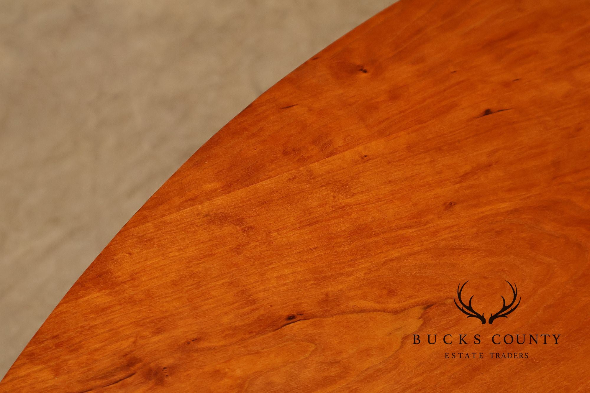 Thomas Moser Georgetown Round Cherry Pedestal Extension Dining Table