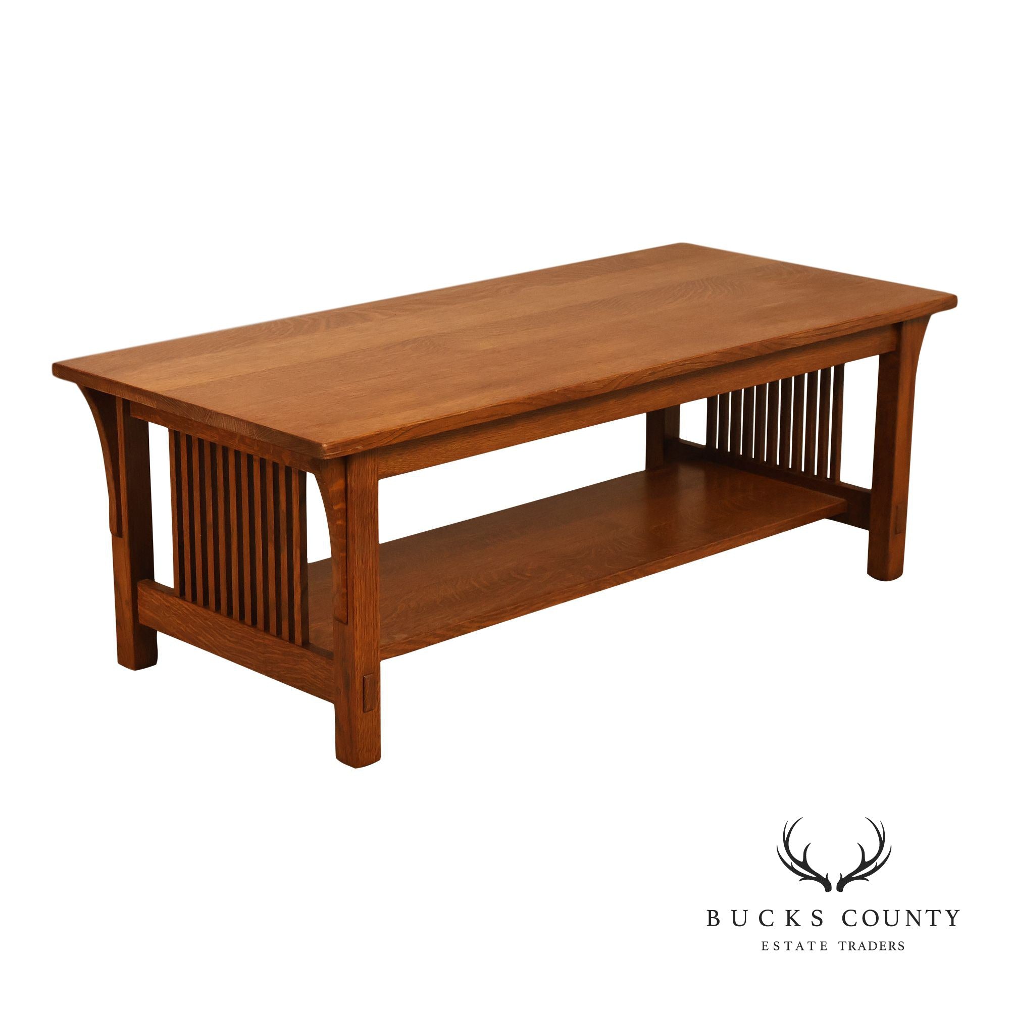 Stickley Mission Collection Oak Cocktail Table