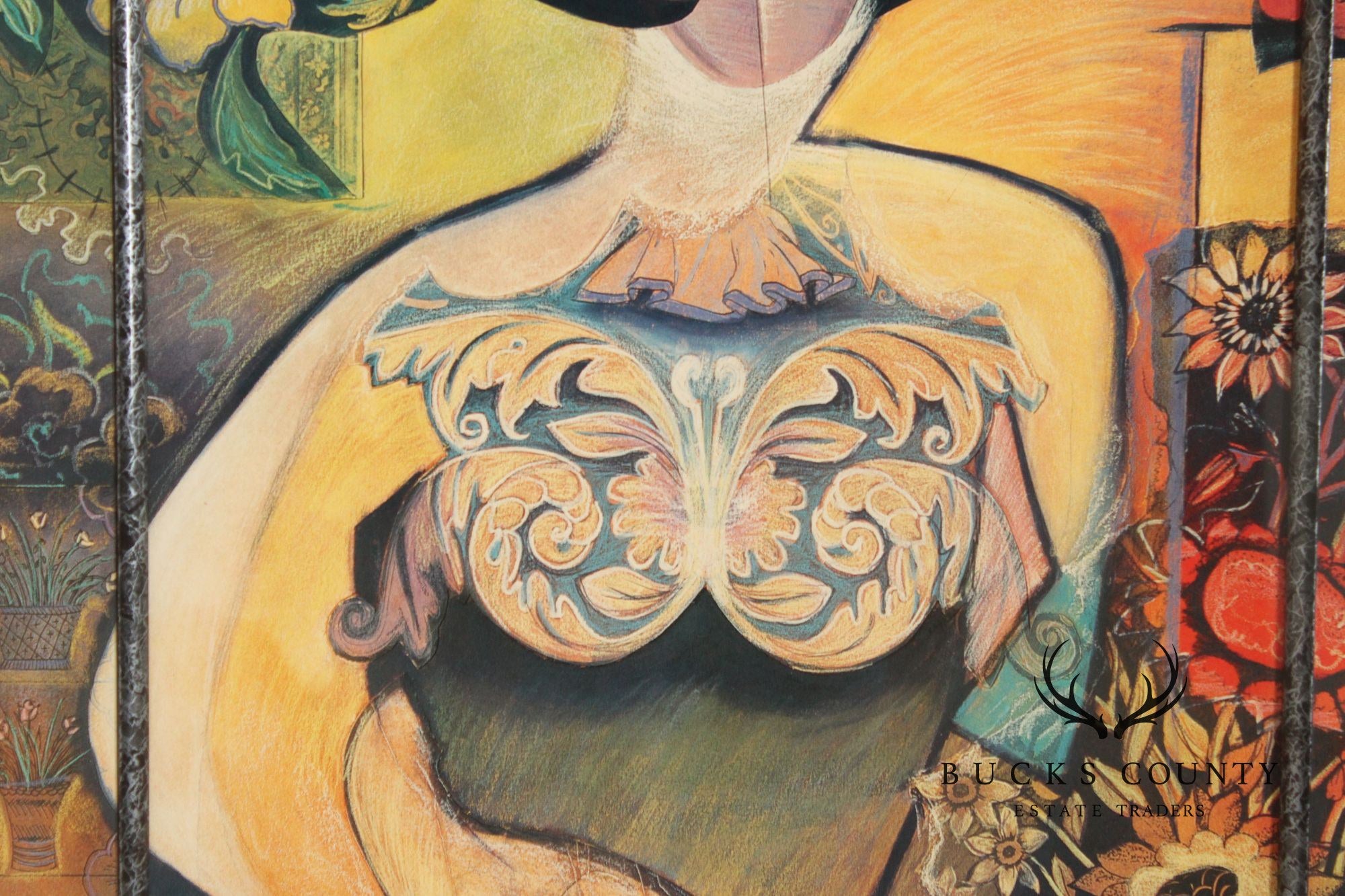 Expressionist Style Large Framed Print