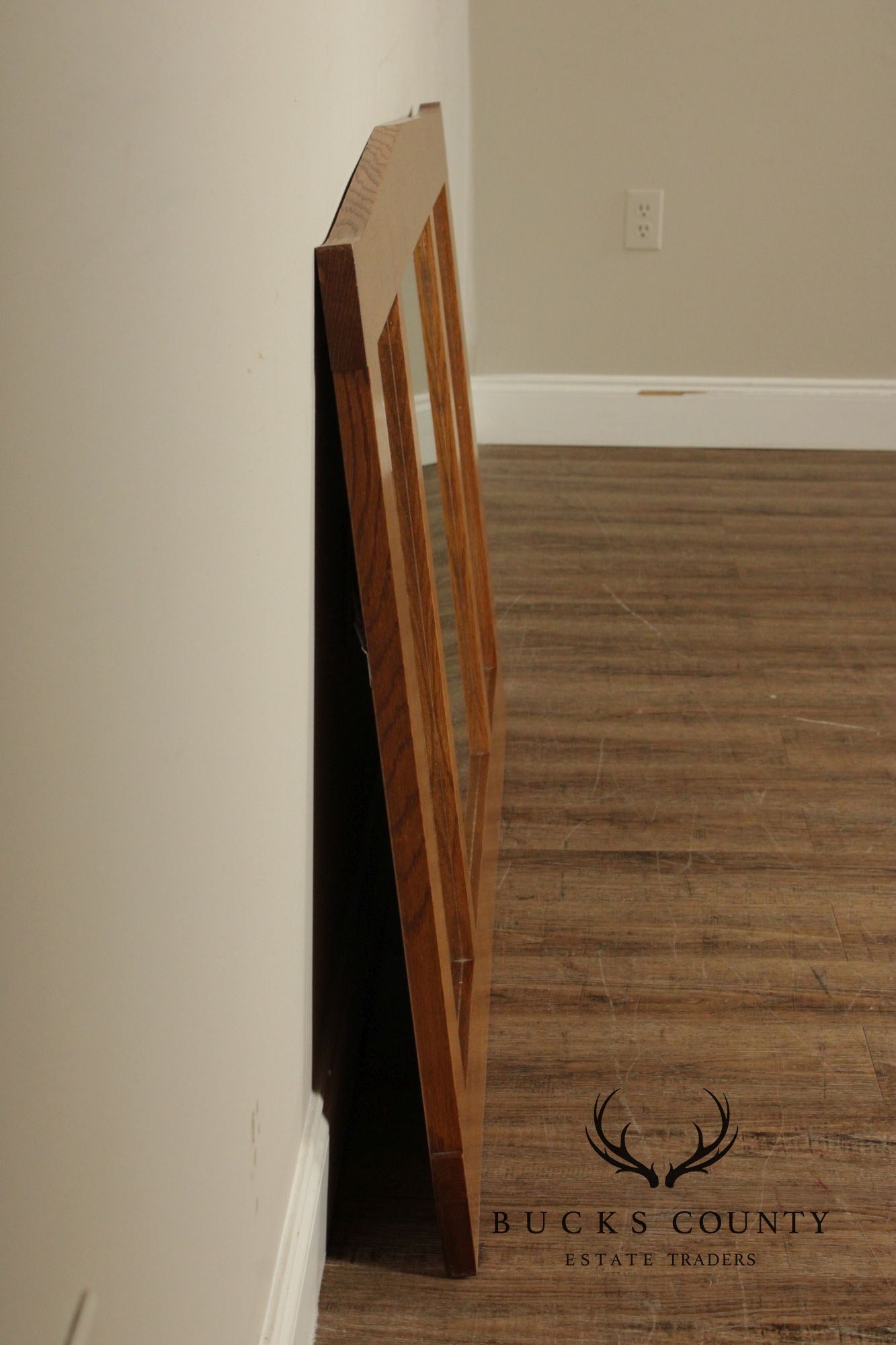 Stickley Mission Collection Oak Three Glass Mirror