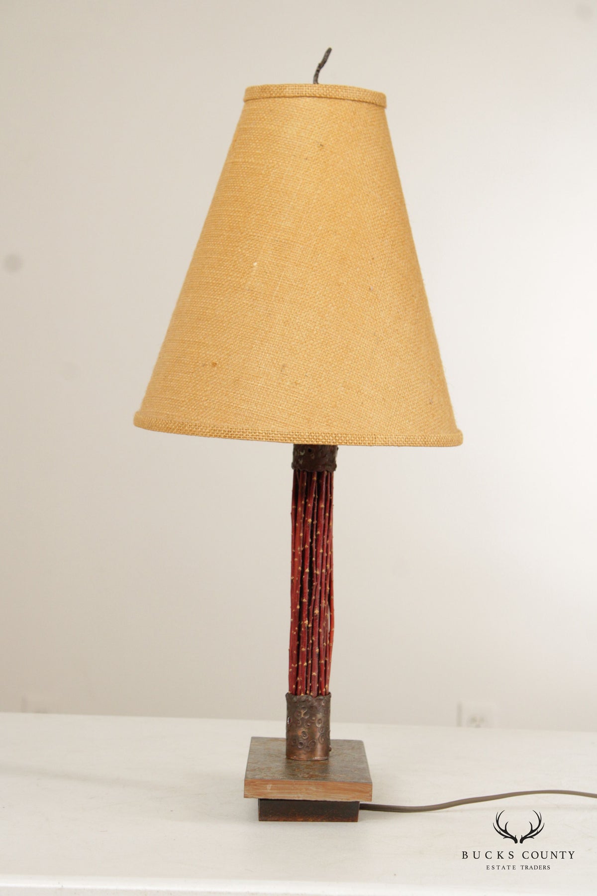 'Forever Twigs' Organic Modern Breeze Red Cedar Table Lamp