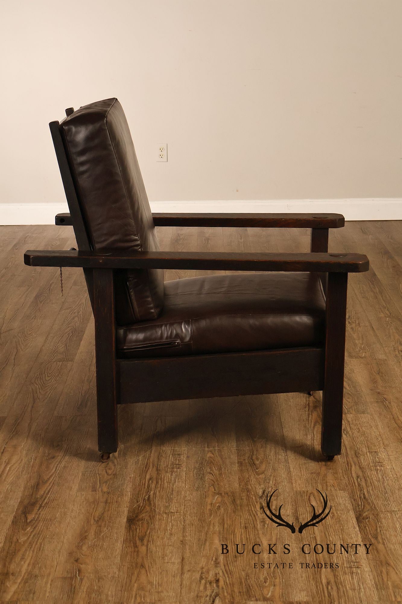 Antique Stickley Brothers Mission Oak Morris Chair