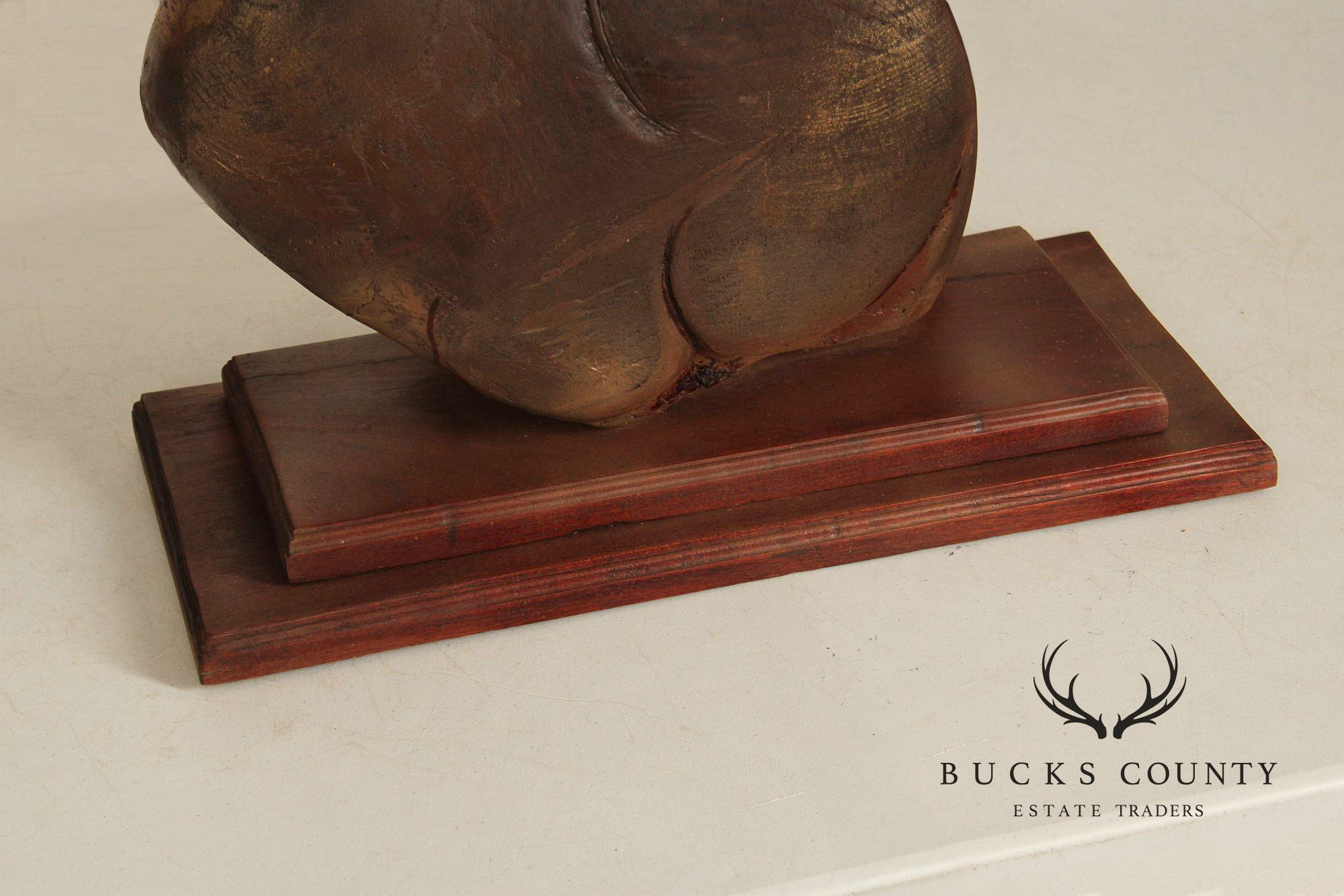 Raymond Rocklin Carved and Painted Wood Abstract Sculpture