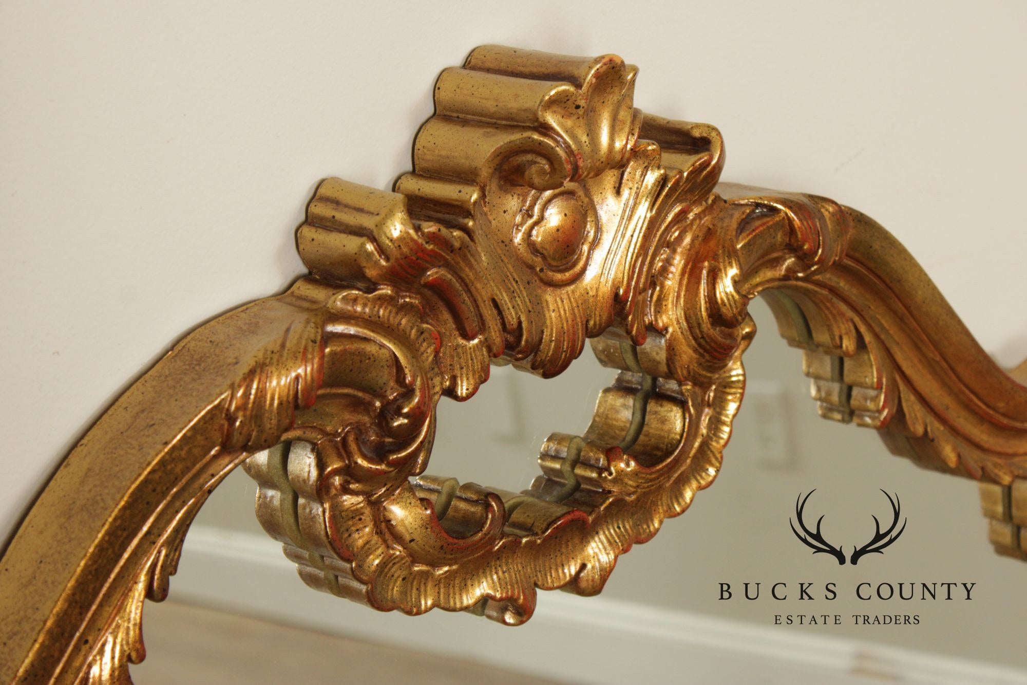 Carolina Mirror Georgian Style Gilt Painted Wall Mirror
