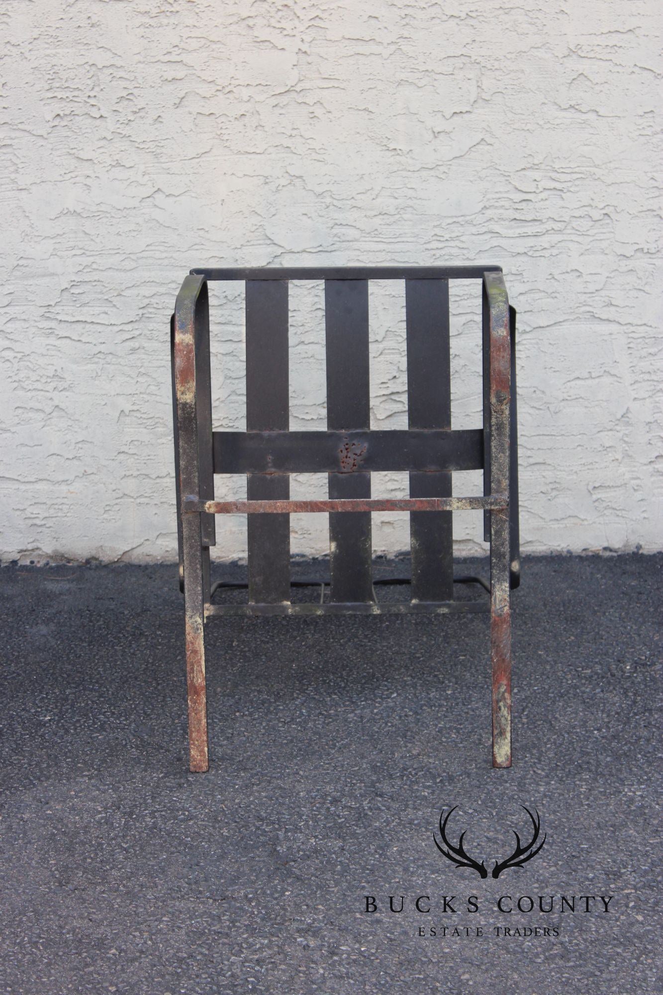 Vintage Outdoor Patio Wrought Iron Rocker