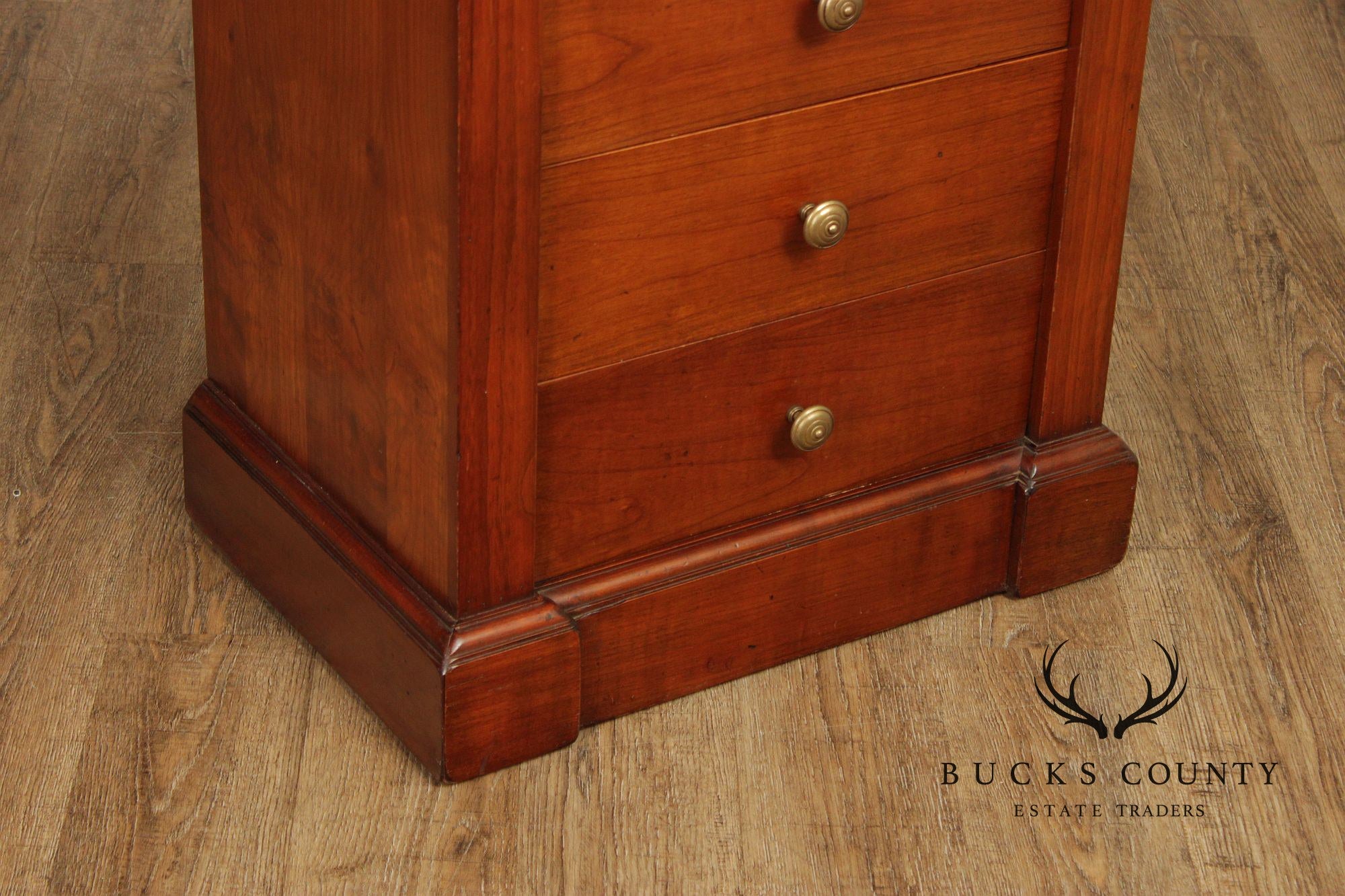 Italian Marble Top Fruitwood Lingerie Chest