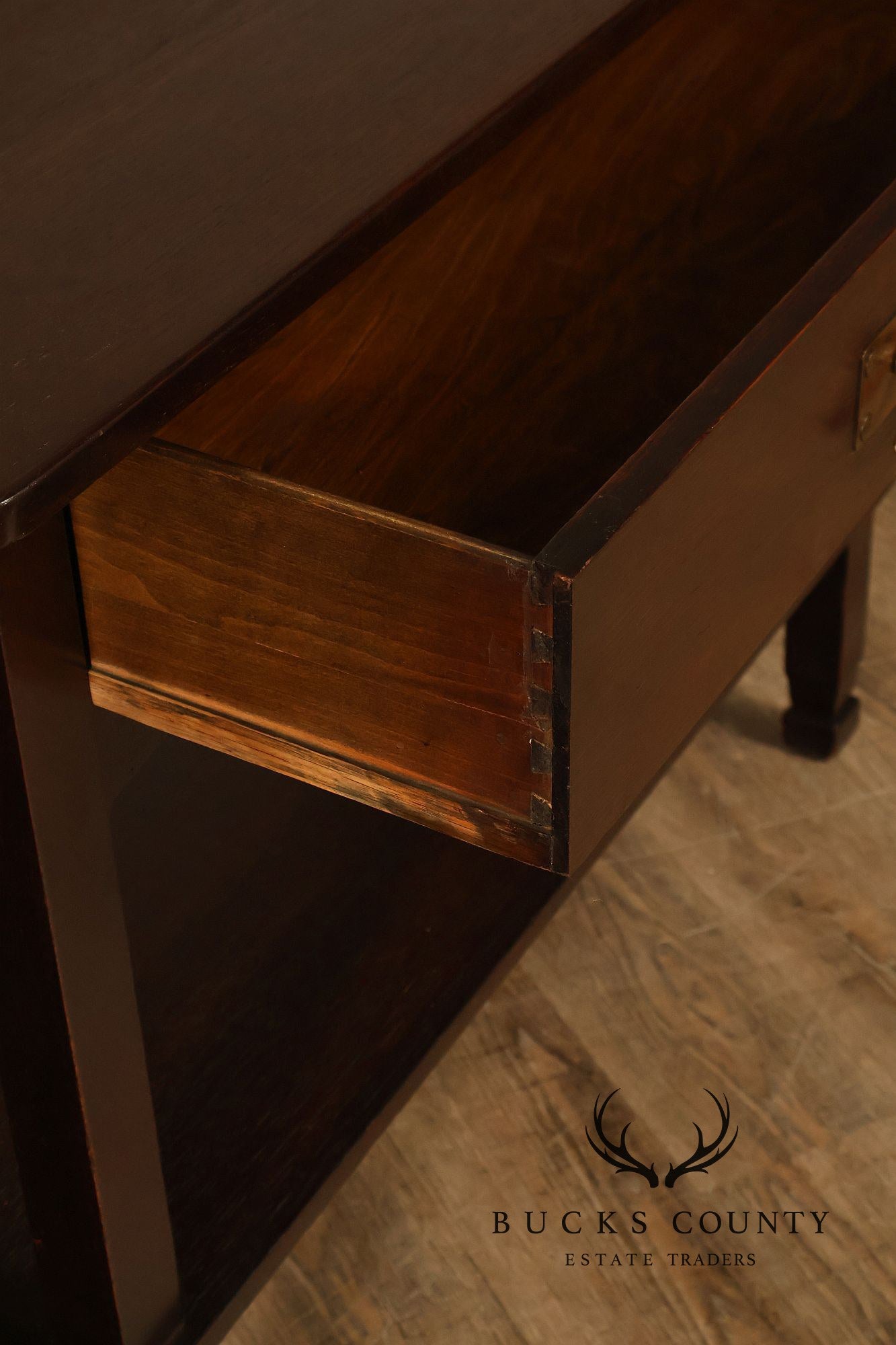 Antique Mission Oak Server Sideboard