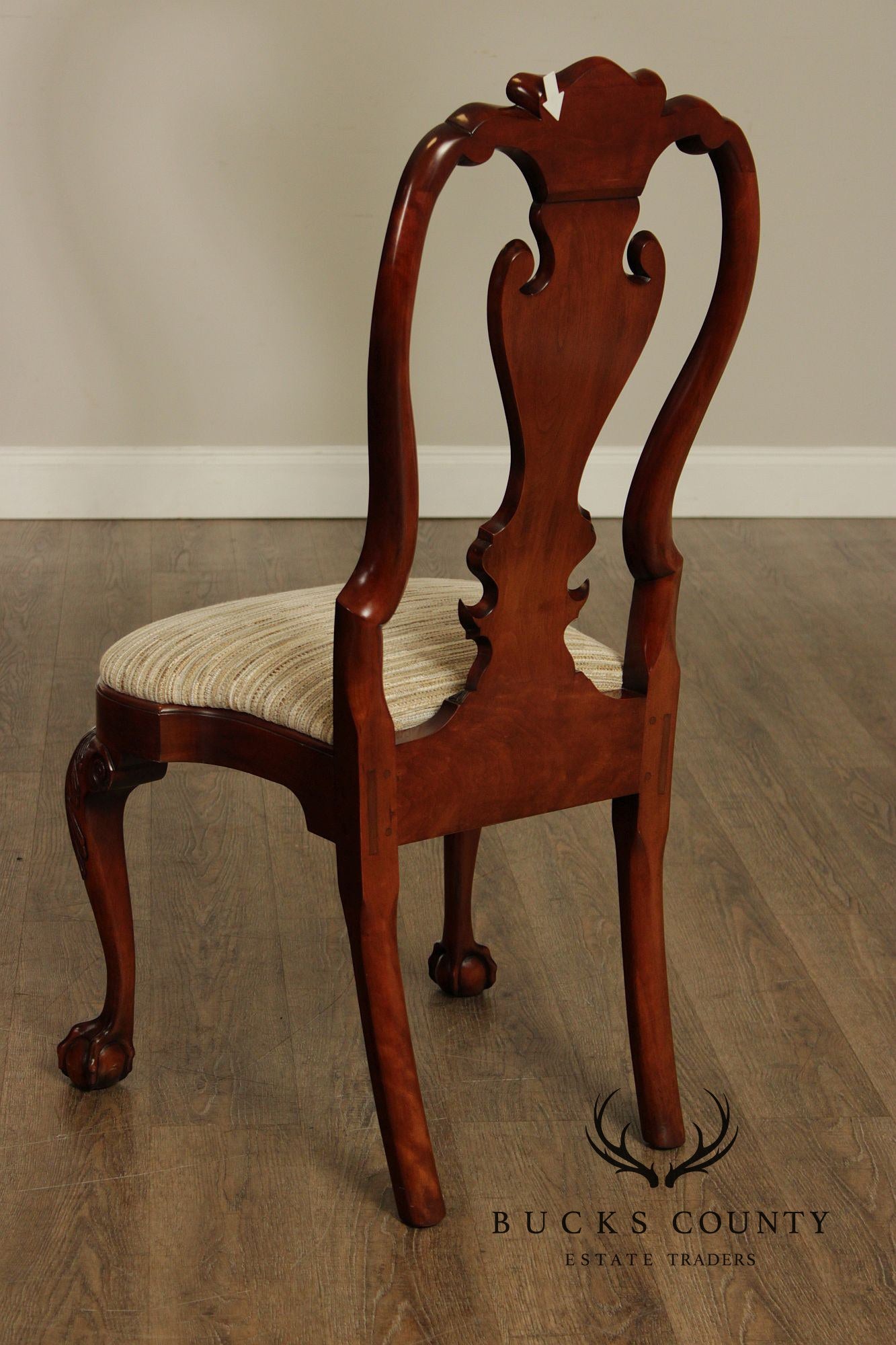 Kindel Winterthur Collection Set Of Six Carved Dining Chairs