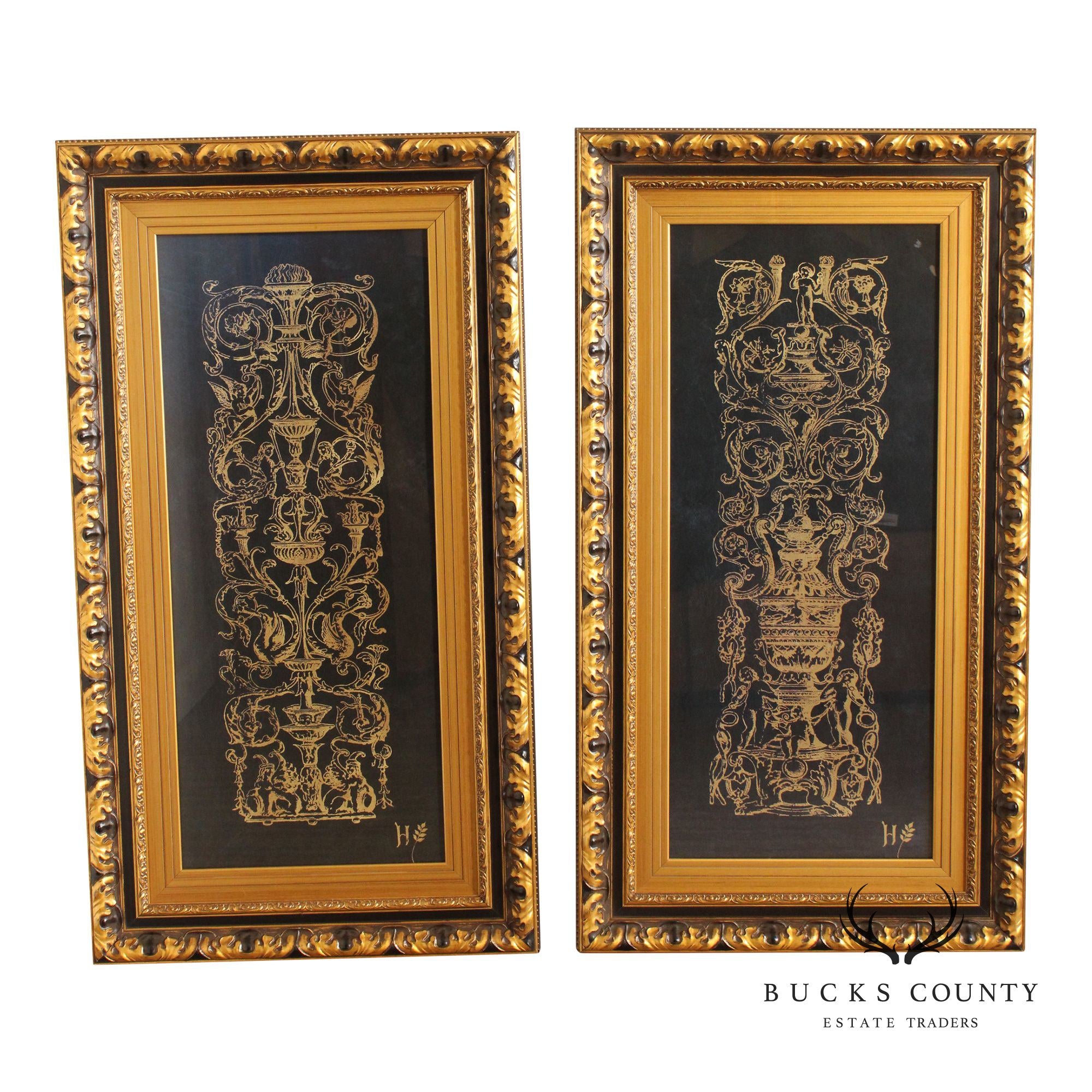 Jennifer Hollack Pair of Decorative Framed Prints