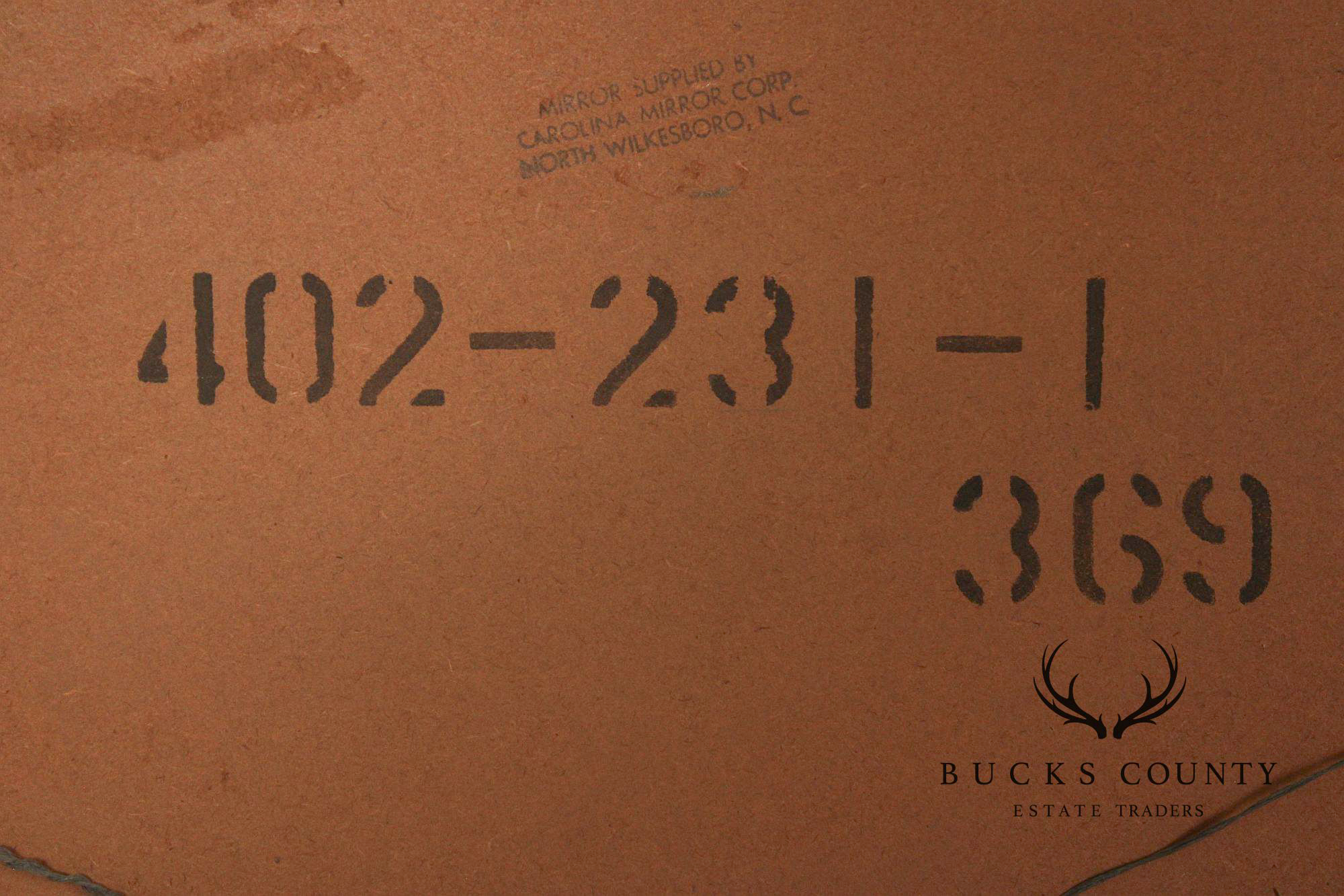 Carolina Mirror Co. Hollywood Regency Gilt Wall Mirror