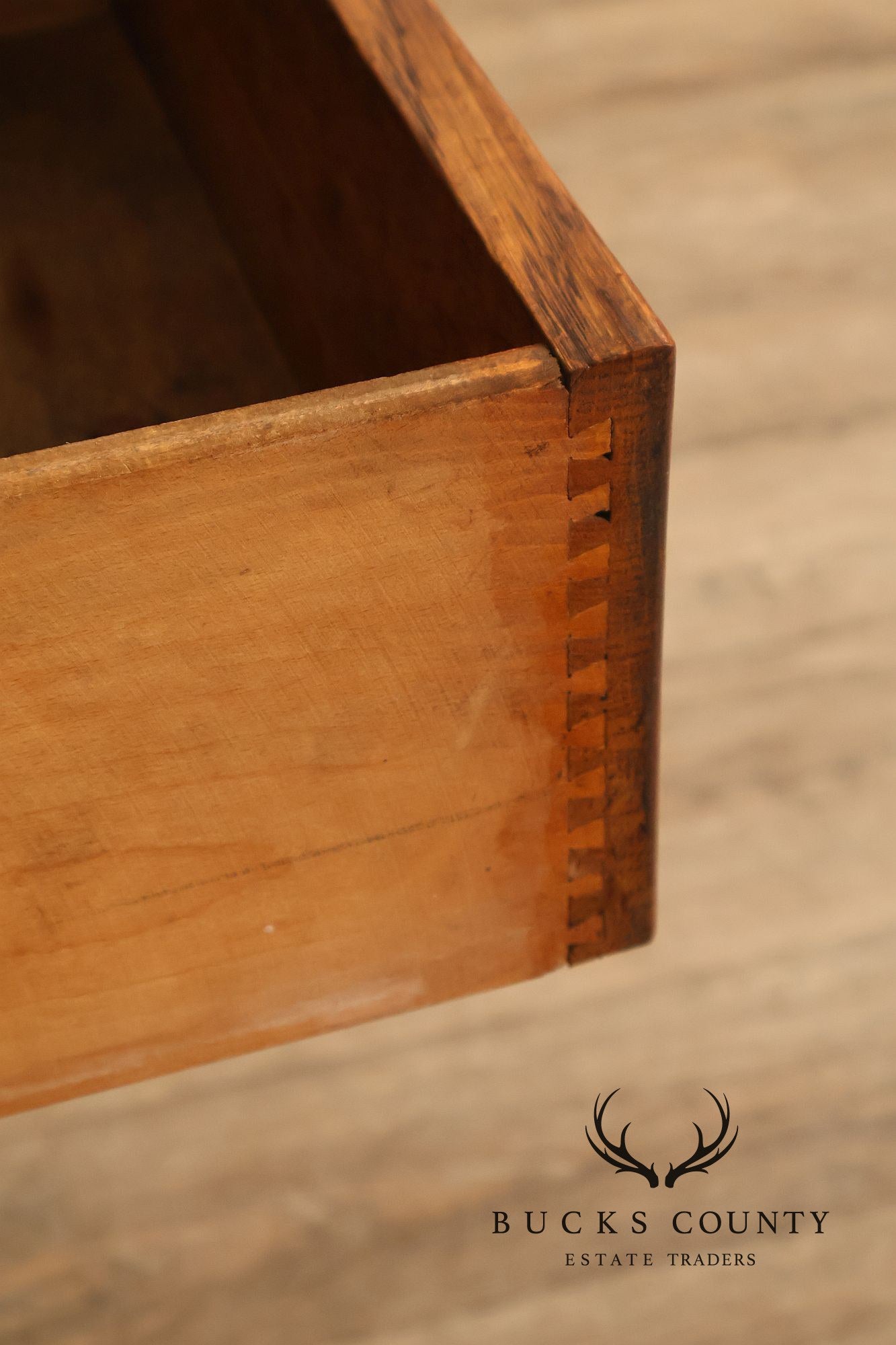 Globe Oak Sectional Bookcase Cabinet With Sliding Glass Doors And Drawers